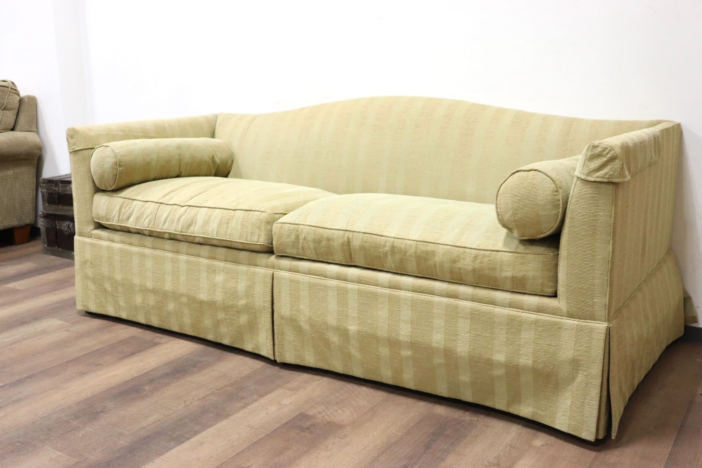 GMHS2○Baker / ベーカー 3人掛けソファ トリプルソファ 長椅子 ファブリック US 最高級 アンティーク ヴィンテージ IDC大塚家具 約120万