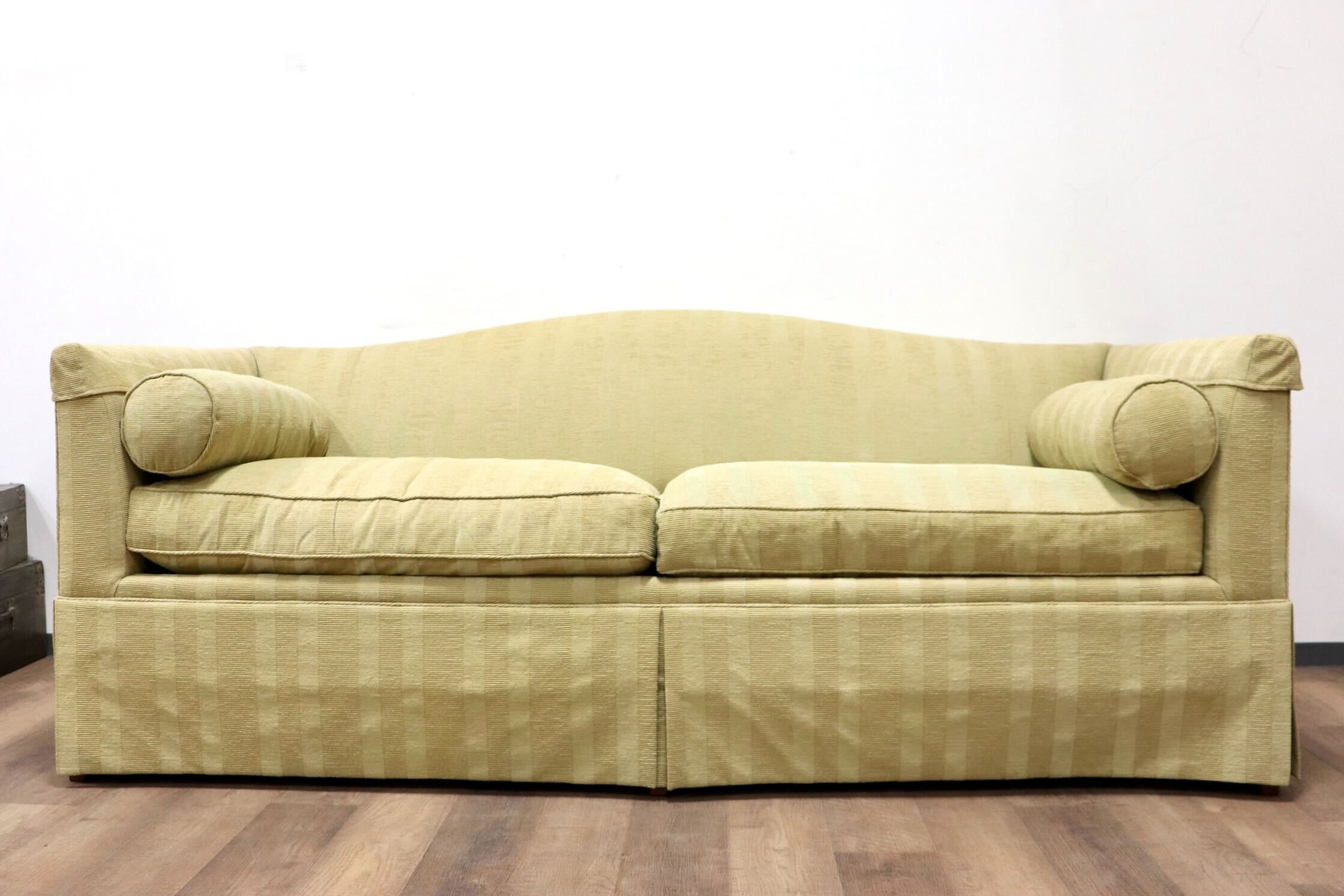 GMHS2○Baker / ベーカー 3人掛けソファ トリプルソファ 長椅子 ファブリック US 最高級 アンティーク ヴィンテージ IDC大塚家具 約120万