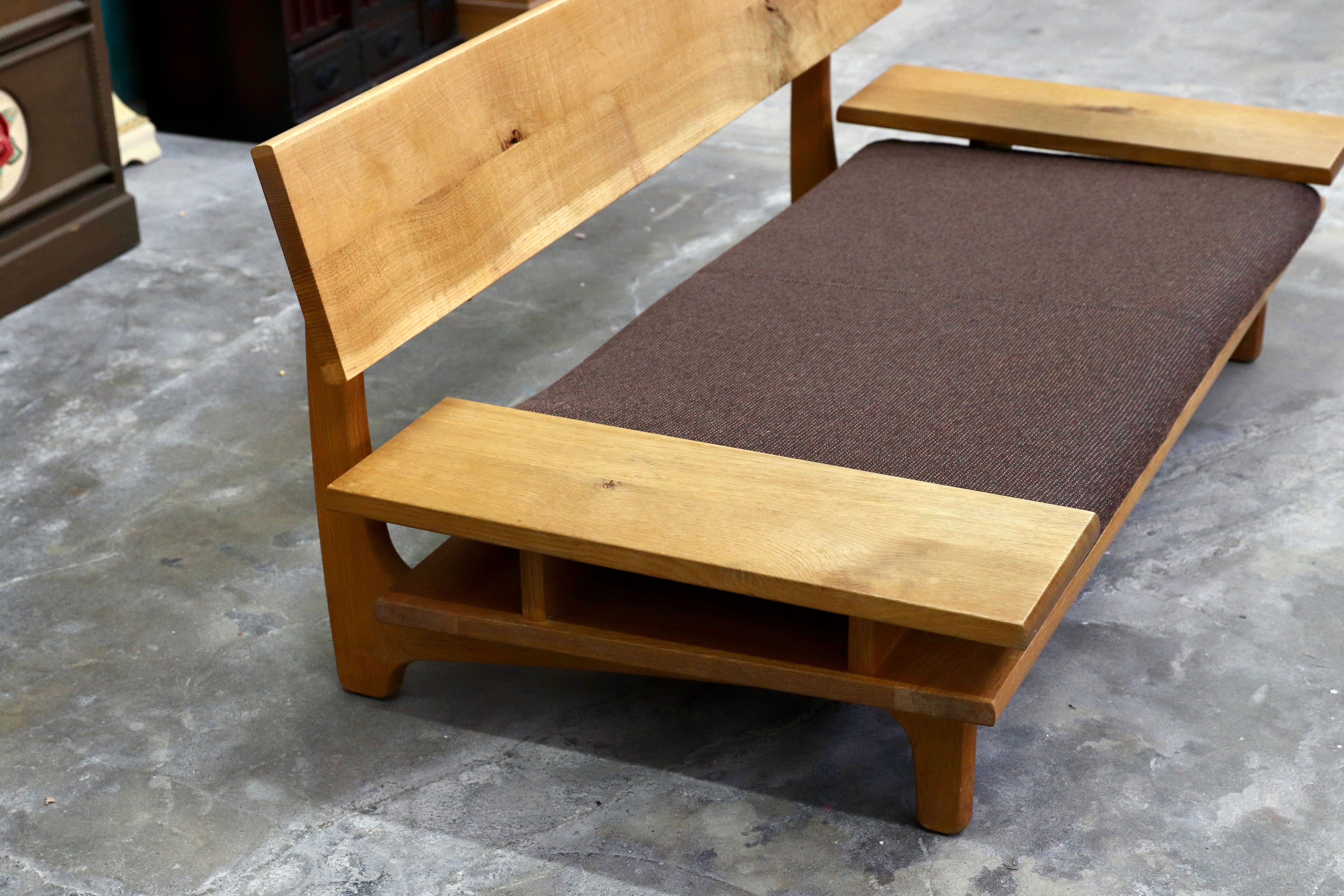 GMIK612B○飛騨産業 / HIDA キツツキ 森のとこば 2人掛けソファ ラブソファ オーク無垢材 長椅子 IDC大塚家具 節入り 約33万