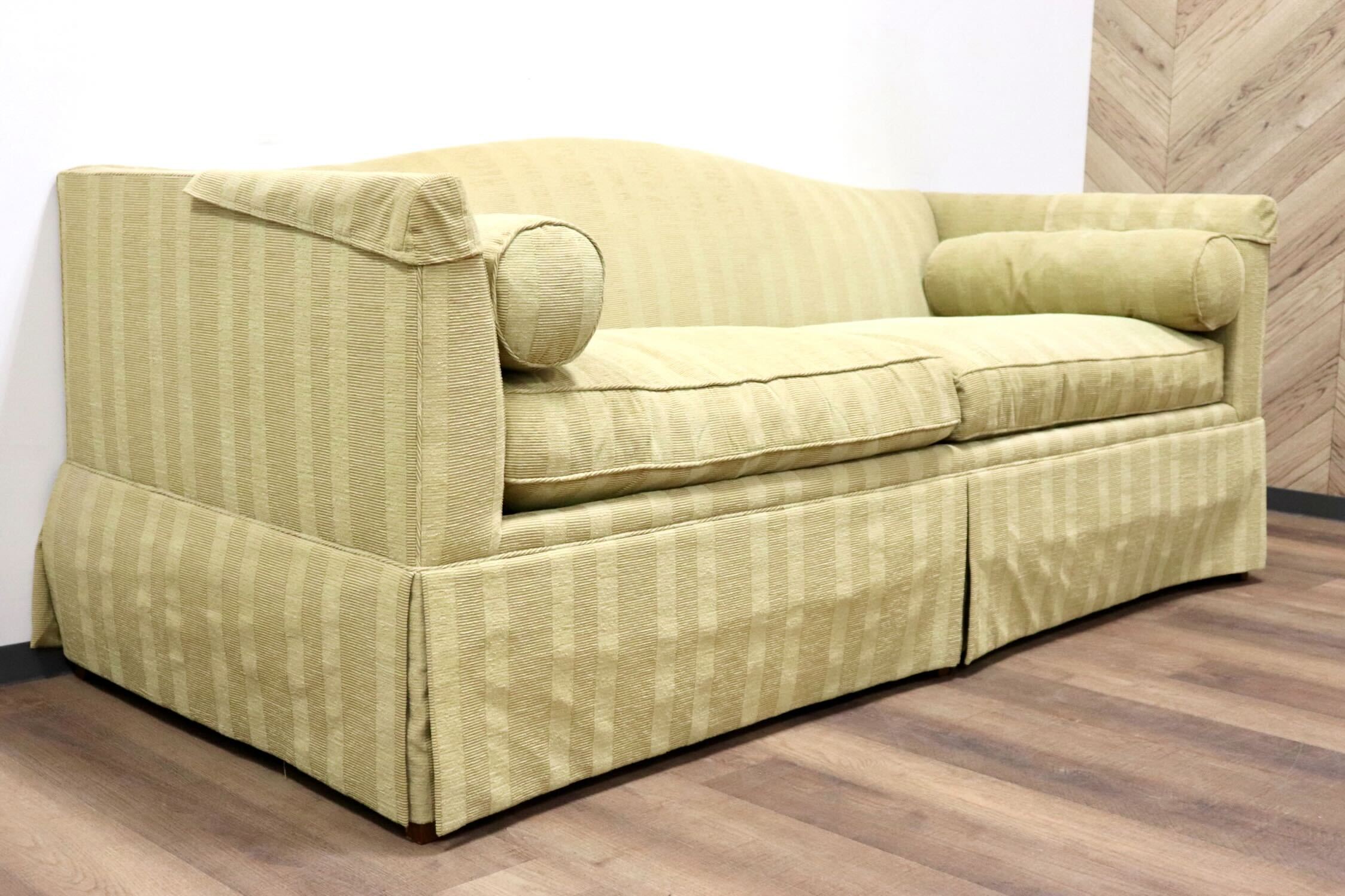 GMHS2○Baker / ベーカー 3人掛けソファ トリプルソファ 長椅子 ファブリック US 最高級 アンティーク ヴィンテージ IDC大塚家具 約120万