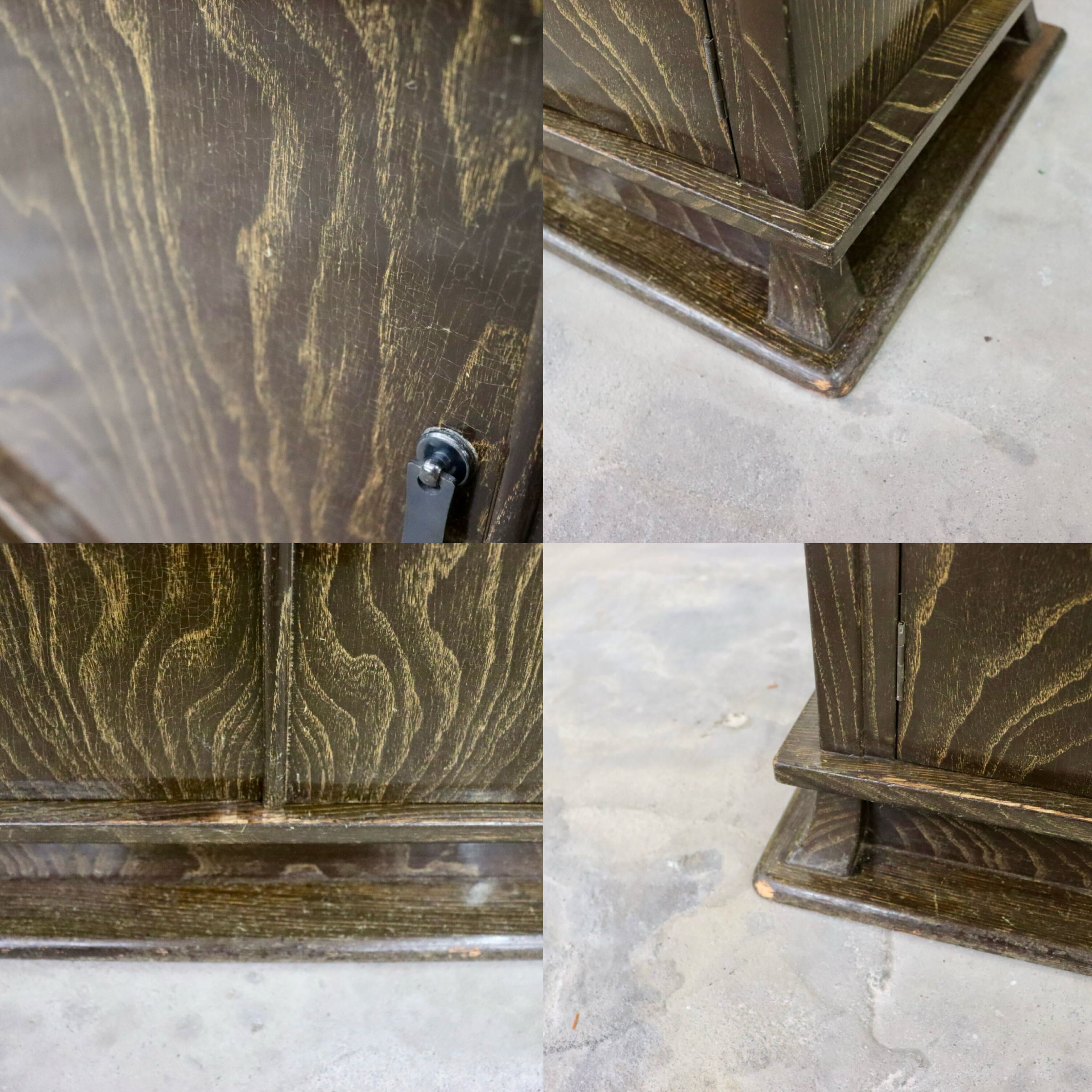 GMIS139A○和モダン 飾り棚 茶棚 レトロ 木製 アンティーク キャビネット 和家具 収納棚 古民家 和室