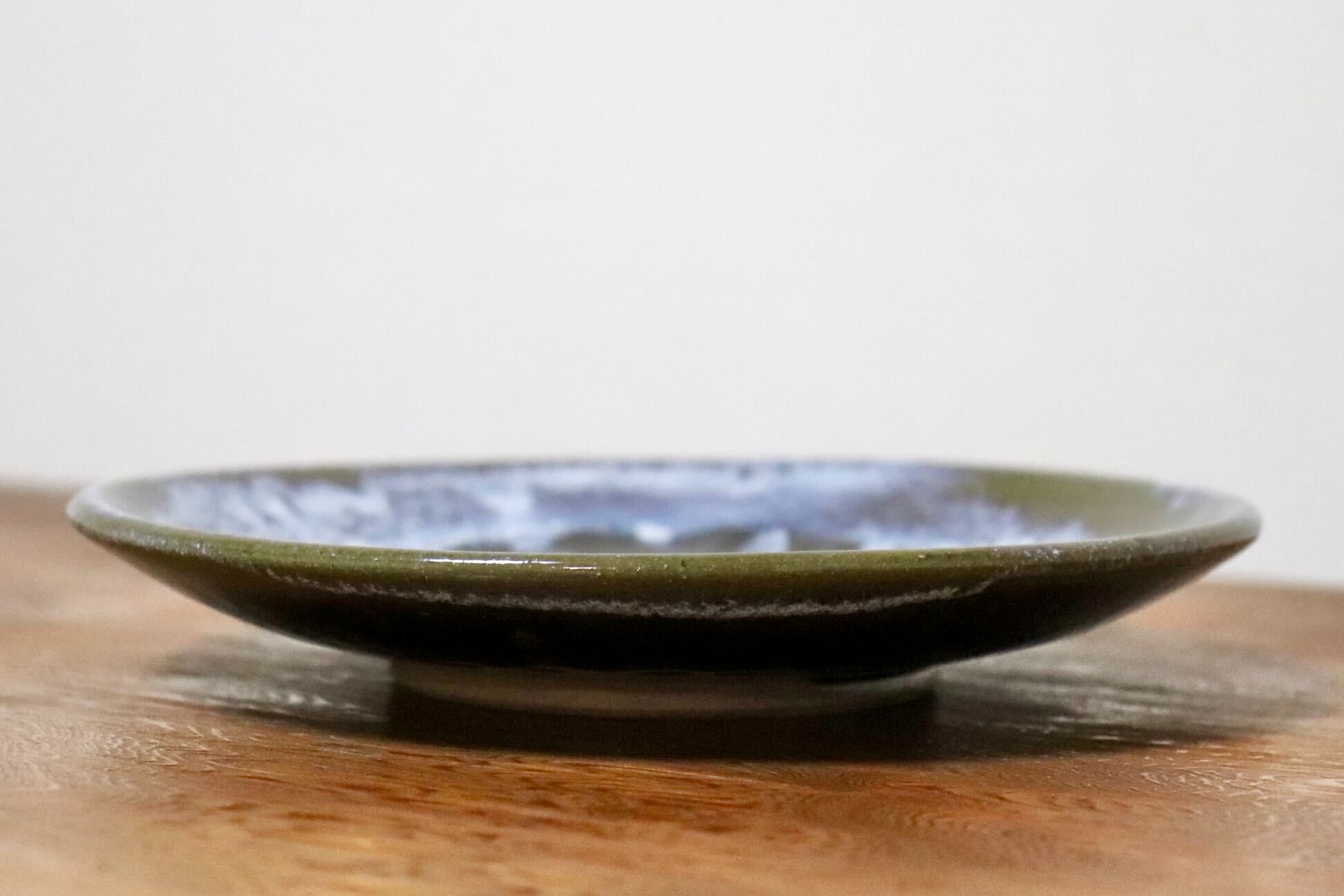 GMIO462A○千代市陶房 清水千代市 丹波焼 6寸皿 陶器 伝統工芸 未使用