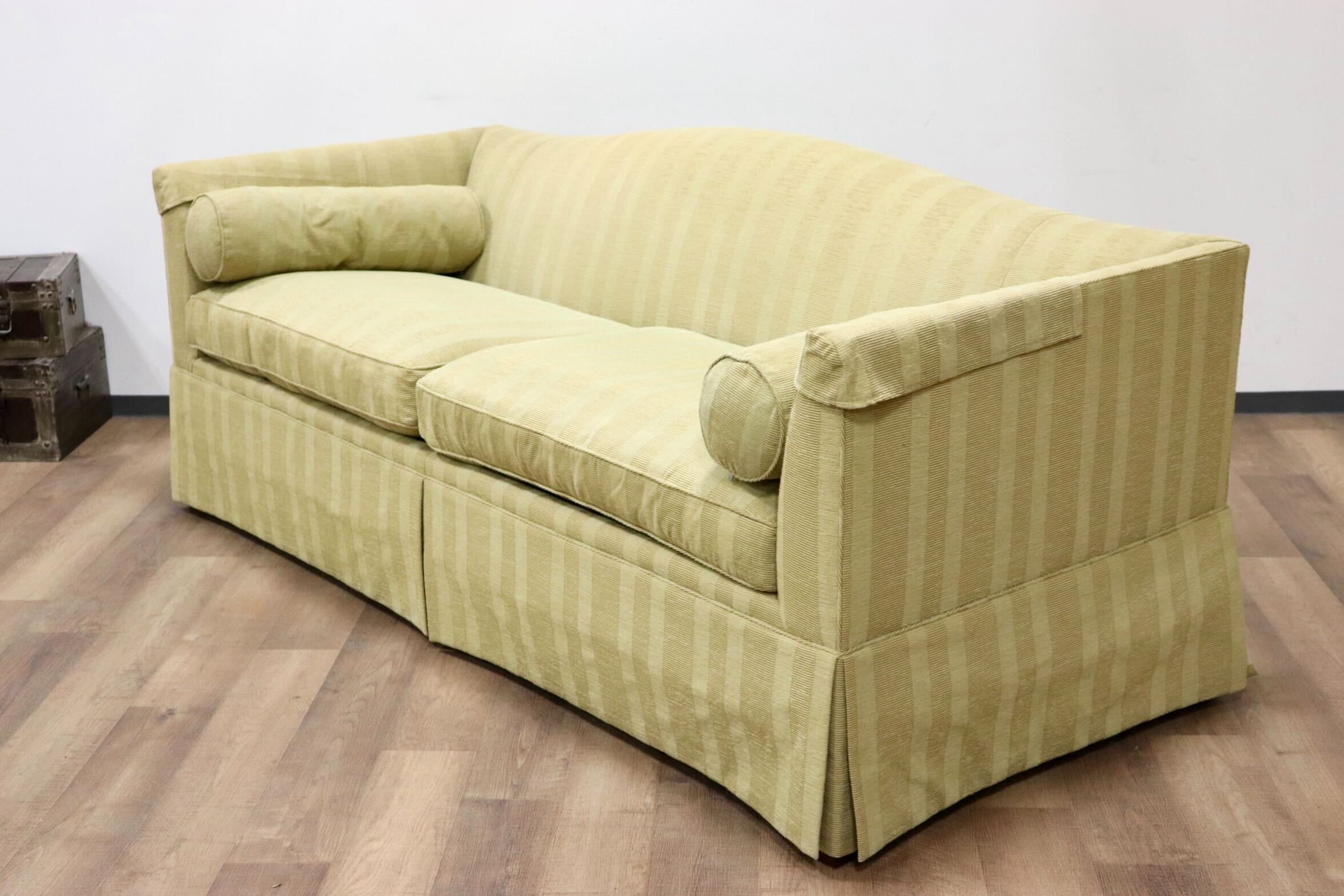 GMHS2○Baker / ベーカー 3人掛けソファ トリプルソファ 長椅子 ファブリック US 最高級 アンティーク ヴィンテージ IDC大塚家具 約120万