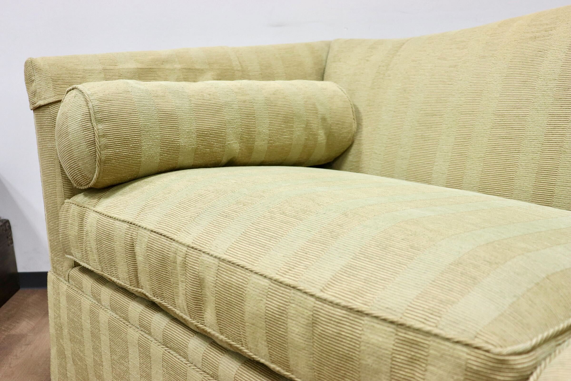 GMHS2○Baker / ベーカー 3人掛けソファ トリプルソファ 長椅子 ファブリック US 最高級 アンティーク ヴィンテージ IDC大塚家具 約120万