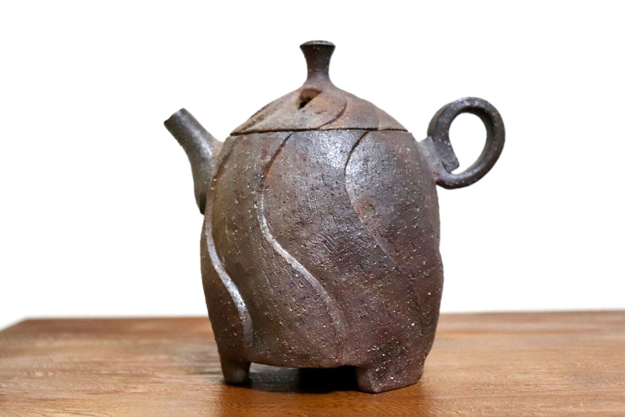 GMIO468◯市野悟窯 市野哲次 丹波焼 やきしめ香炉 陶器 丹波篠山 伝統工芸 未使用