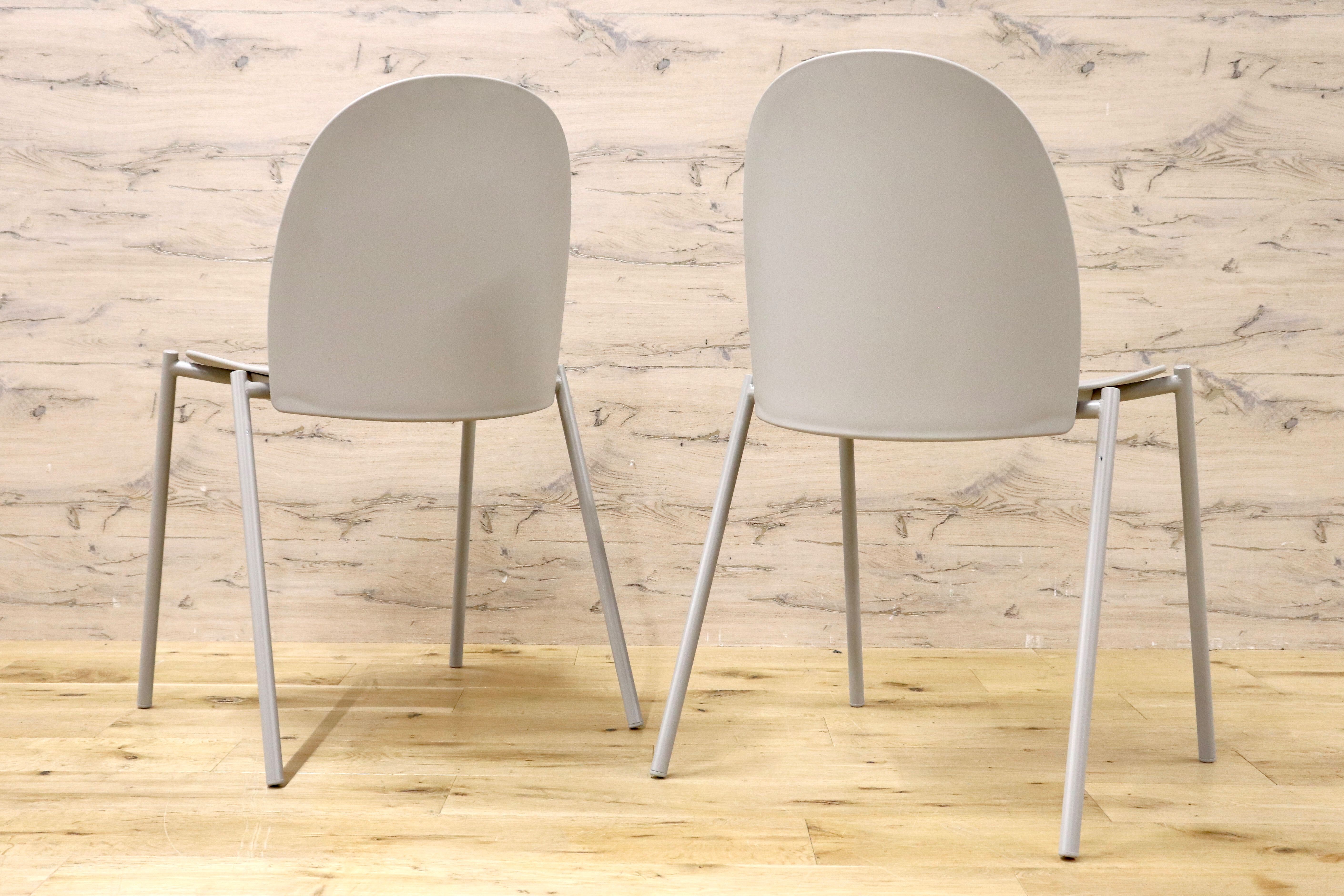 GMIK472A○enKAK meeting chair ワークチェア 2脚セット ダイニングチェア カフェ モダン 佐藤ナオキ アイリスチトセ 展示品