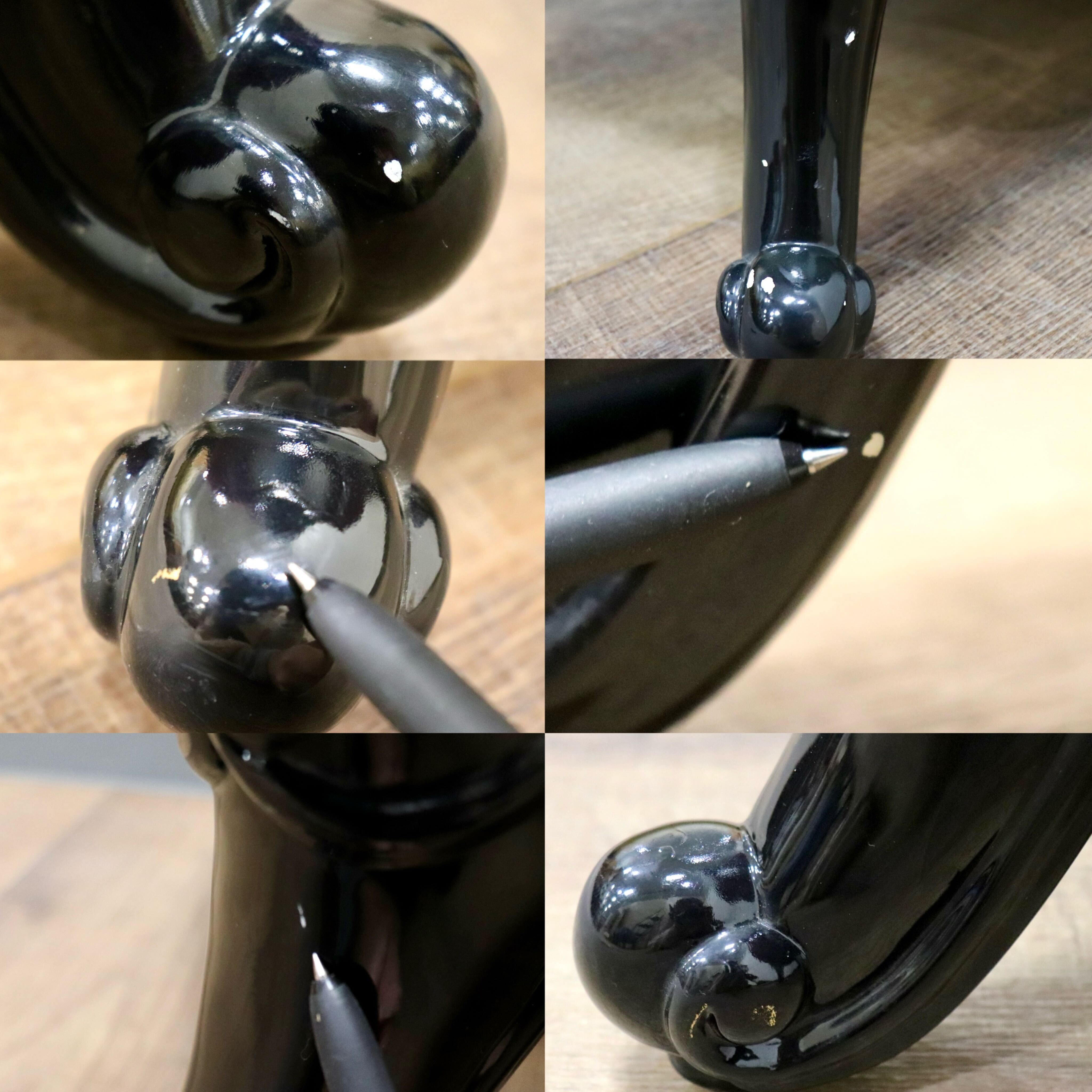 GMHH489C○パンプキンスツール アンティーク調 猫脚 ファブリック オットマン 腰掛け ヨーロピアン エレガント チェア 展示品