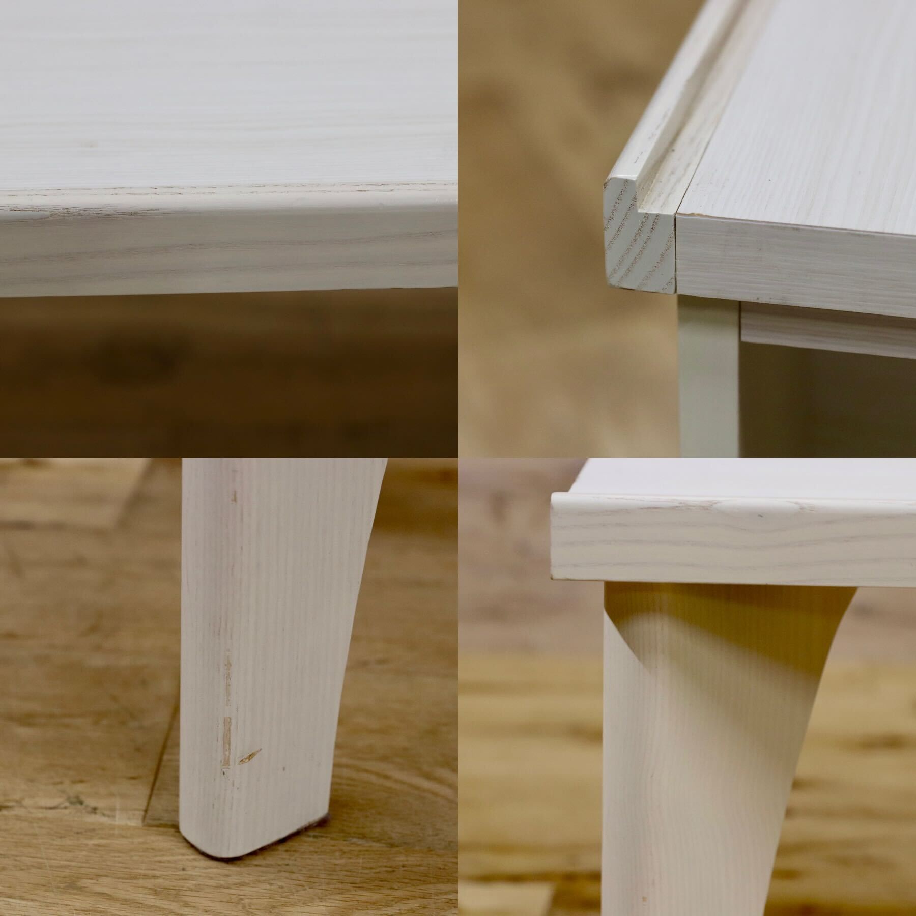 GMHN172○Meual / モーブル センターテーブル リビングテーブル ホワイト 木製 コーヒーテーブル