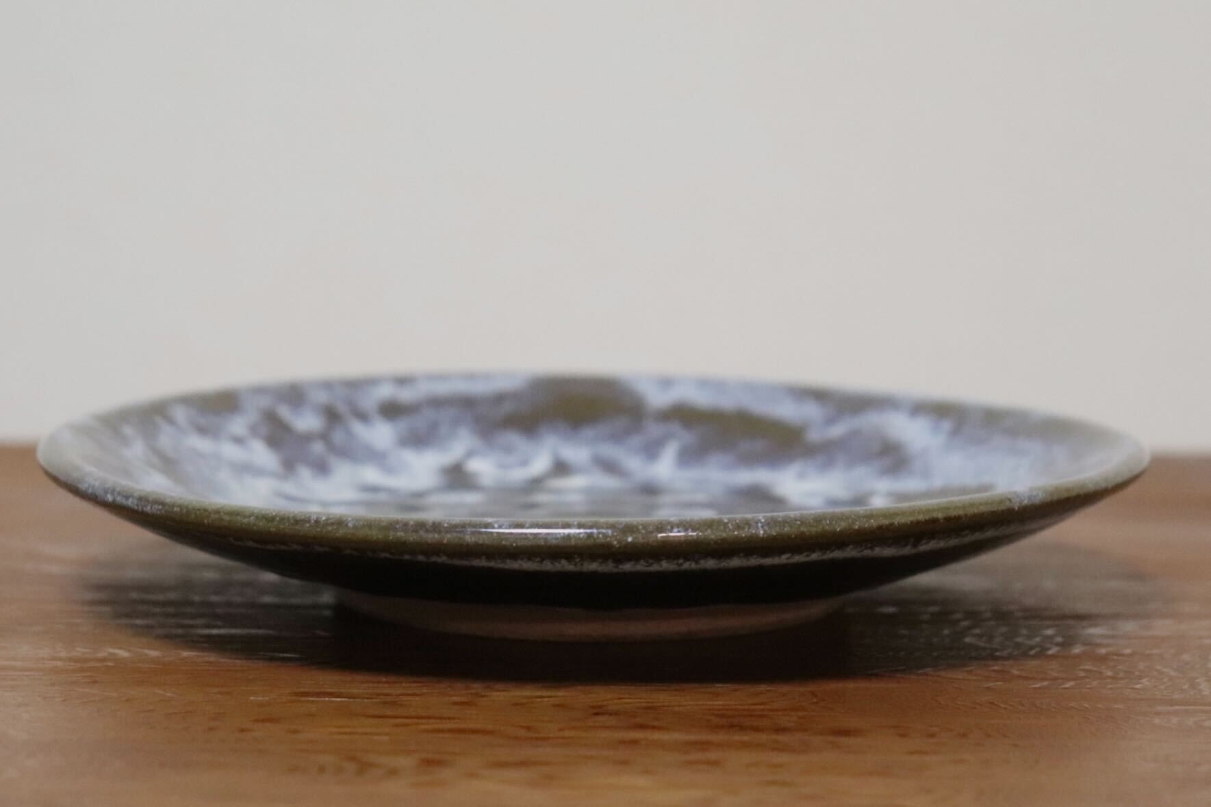 GMIO462B○千代市陶房 清水千代市 丹波焼 6寸皿 陶器 伝統工芸 未使用