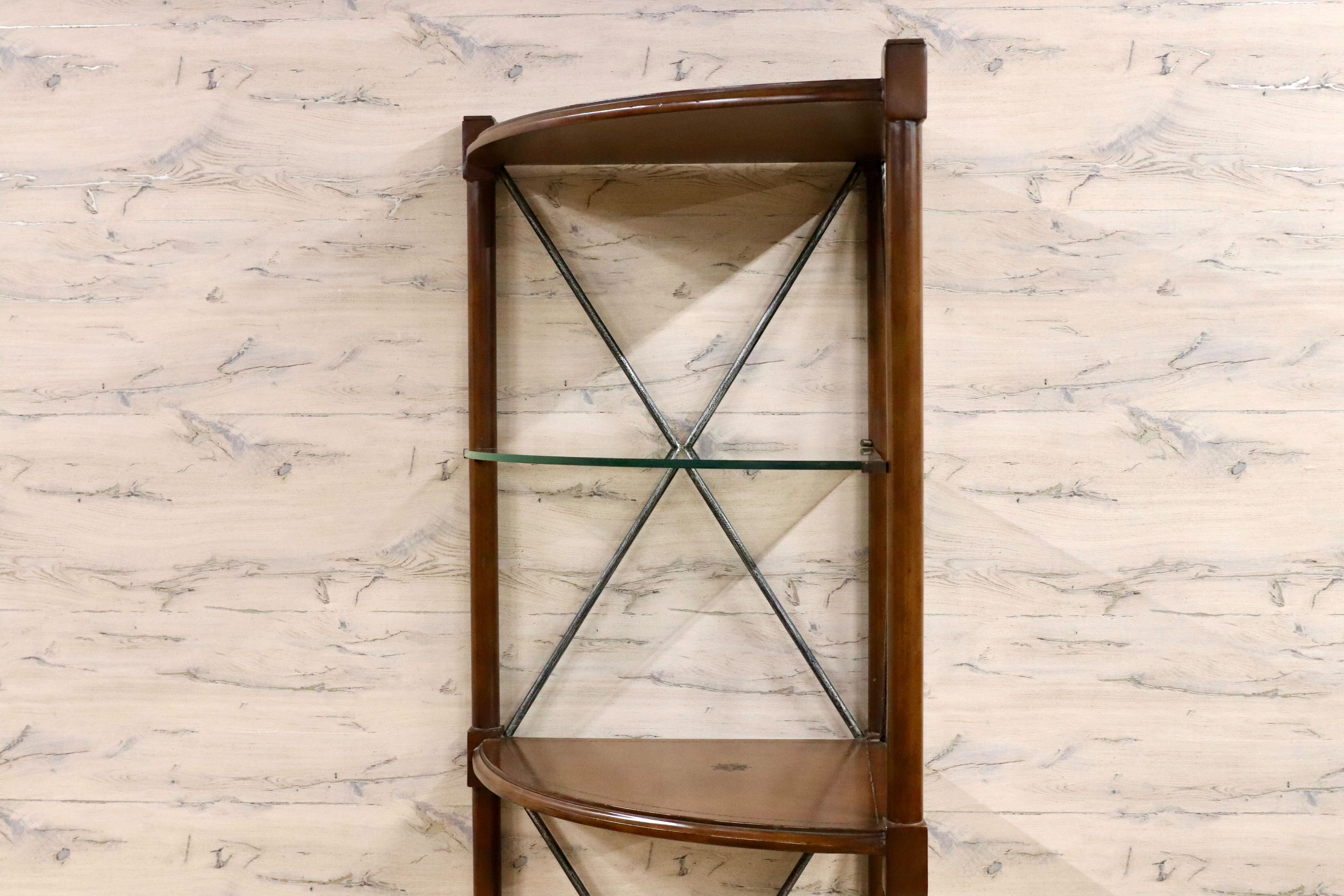 GMHH56○LEXINGTON FURNITURE / レキシントンファニチャー コーナーラック 飾り棚 シェルフ ラック アメリカ ヴィンテージ アンティーク