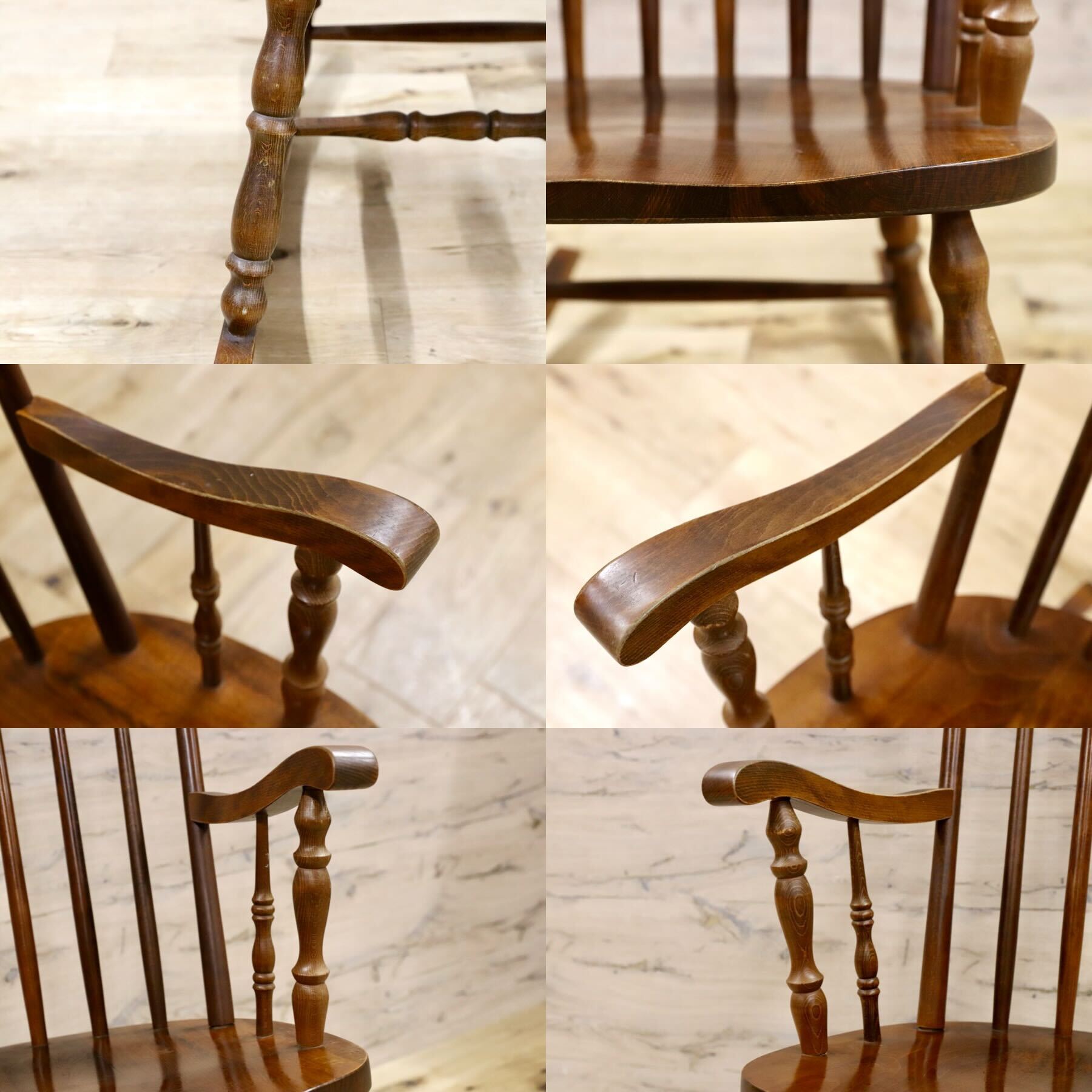 GMGK498○飛騨家具 ロッキングチェア 揺り椅子 レトロ カントリー 検)柏木工 飛騨産業