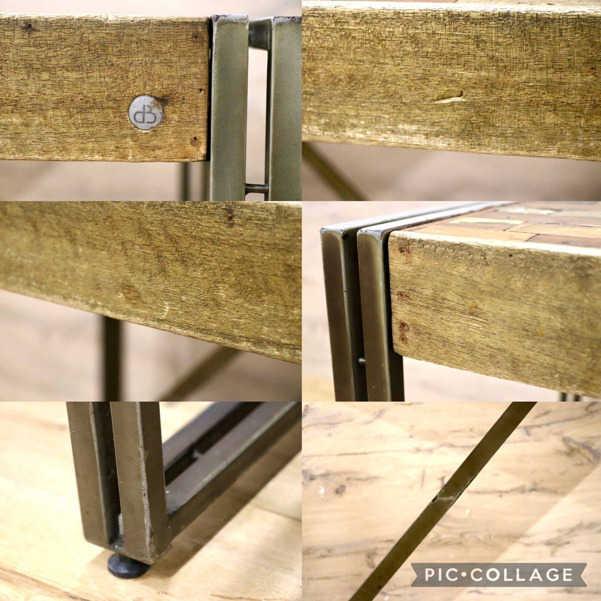 GMJK203A○d-Bodhi / ディーボディ FERUM INDUSTRIAL ダイニングテーブル 食卓テーブル 作業台 勉強机 チーク古材 ヴィンテージ