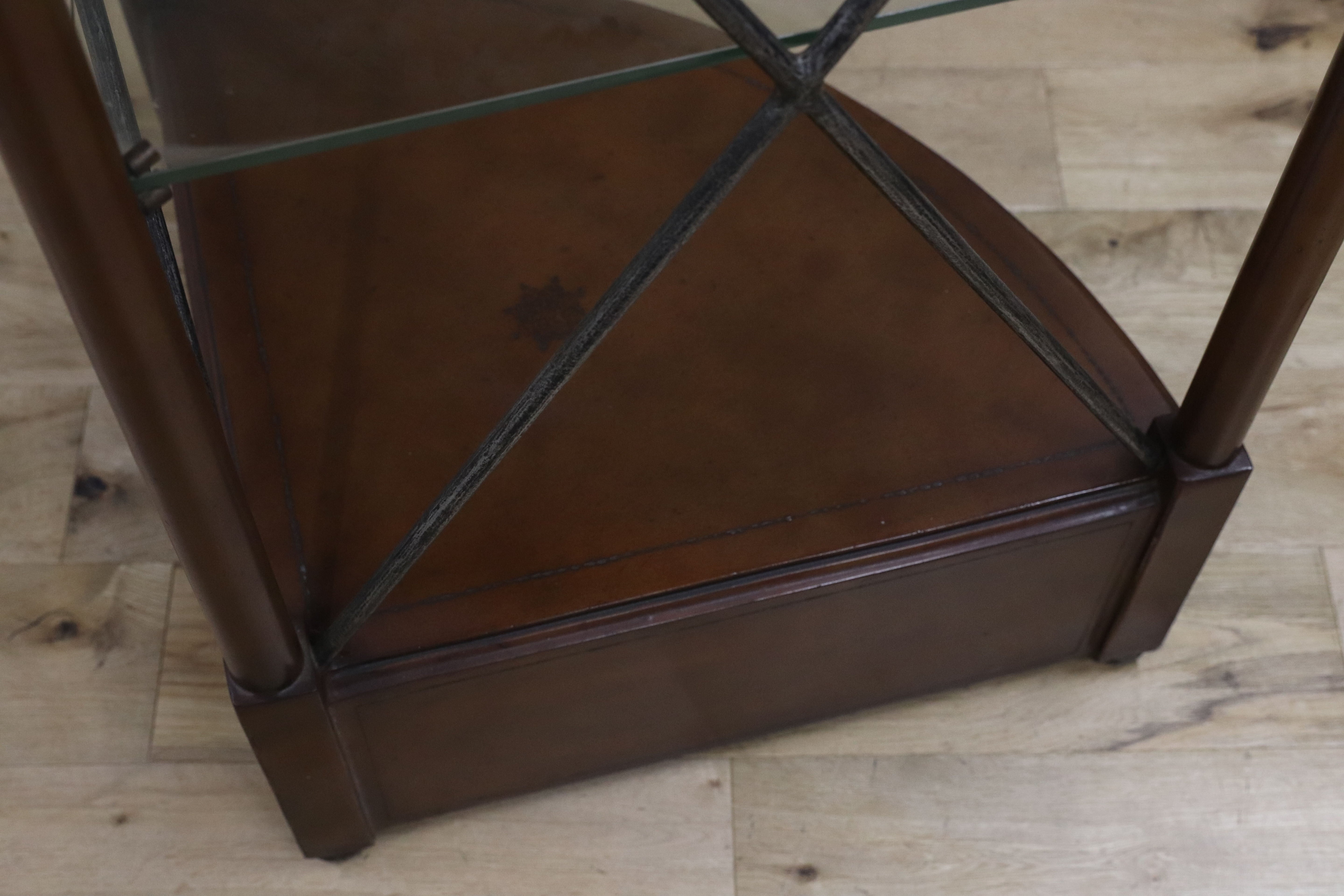 GMHH56○LEXINGTON FURNITURE / レキシントンファニチャー コーナーラック 飾り棚 シェルフ ラック アメリカ ヴィンテージ アンティーク