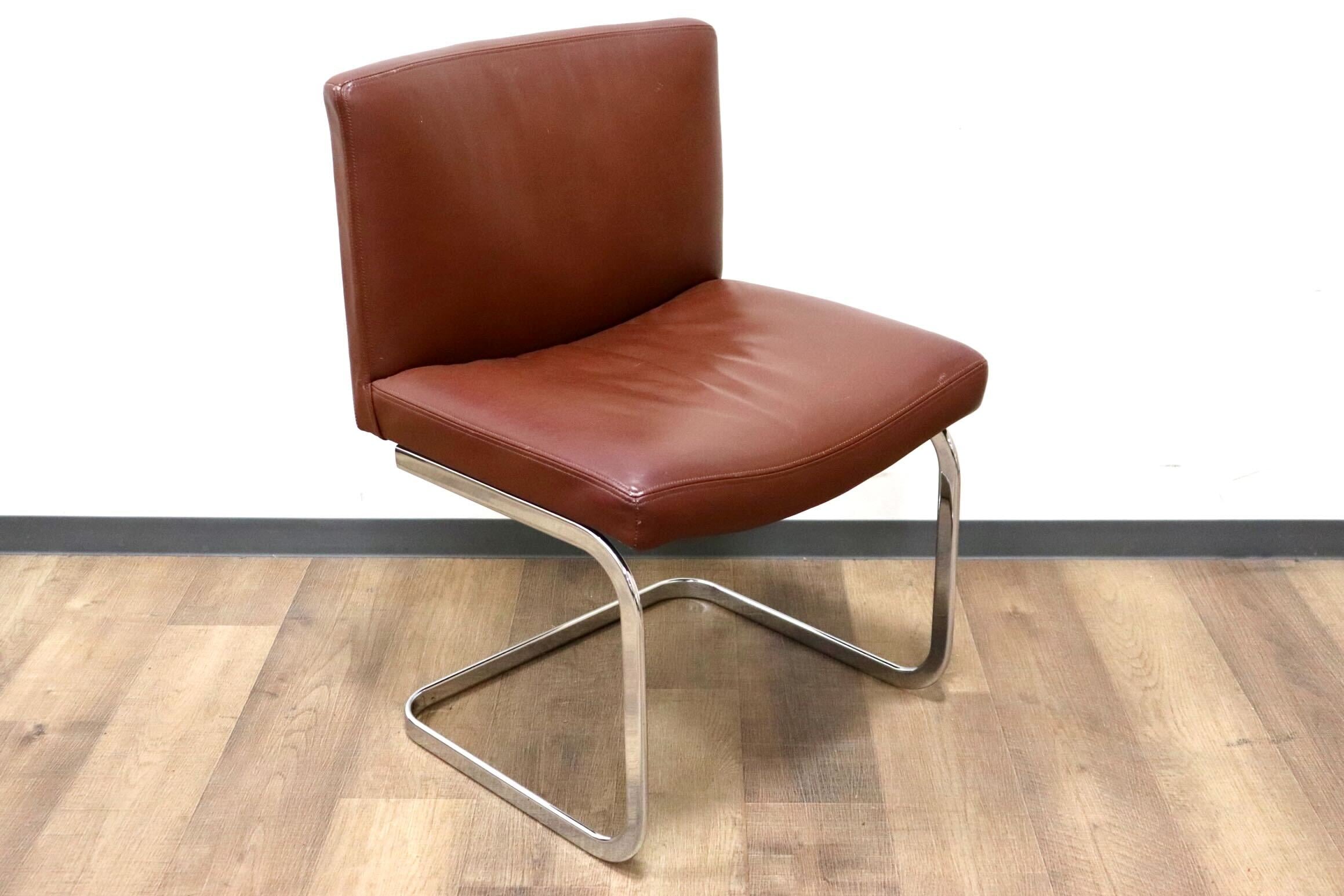 GMGK549○de sede / デセデ ダイニングチェア カンチレバーチェア 椅子 最高級 本革 ブラウン 北欧 ヴィンテージ モダン IDC大塚家具