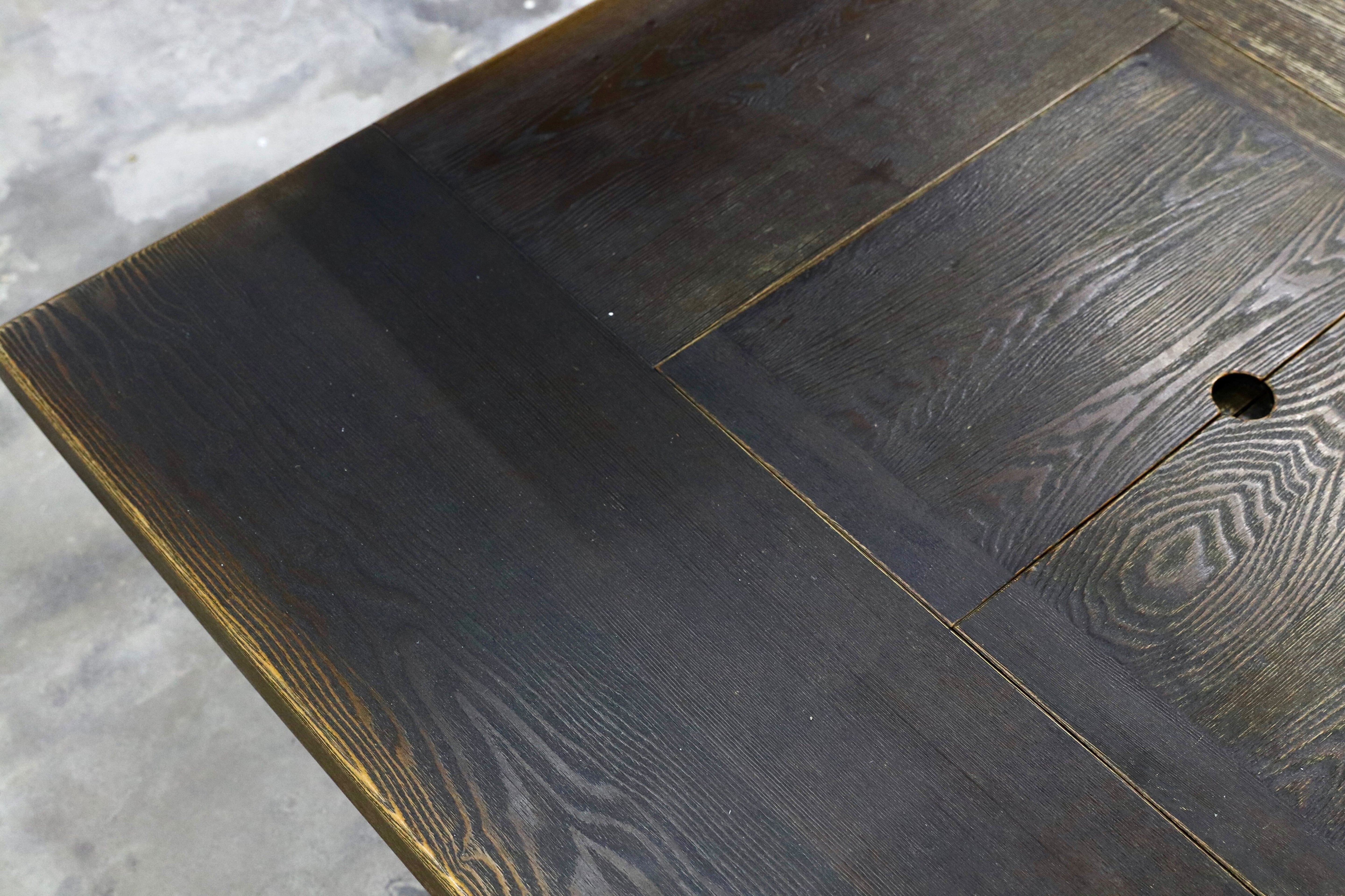 GMHH455○和モダン 民芸調 火鉢 ローテーブル センターテーブル リビングテーブル 和室 座敷 テーブル アンティーク 検)プロヴィンシャル