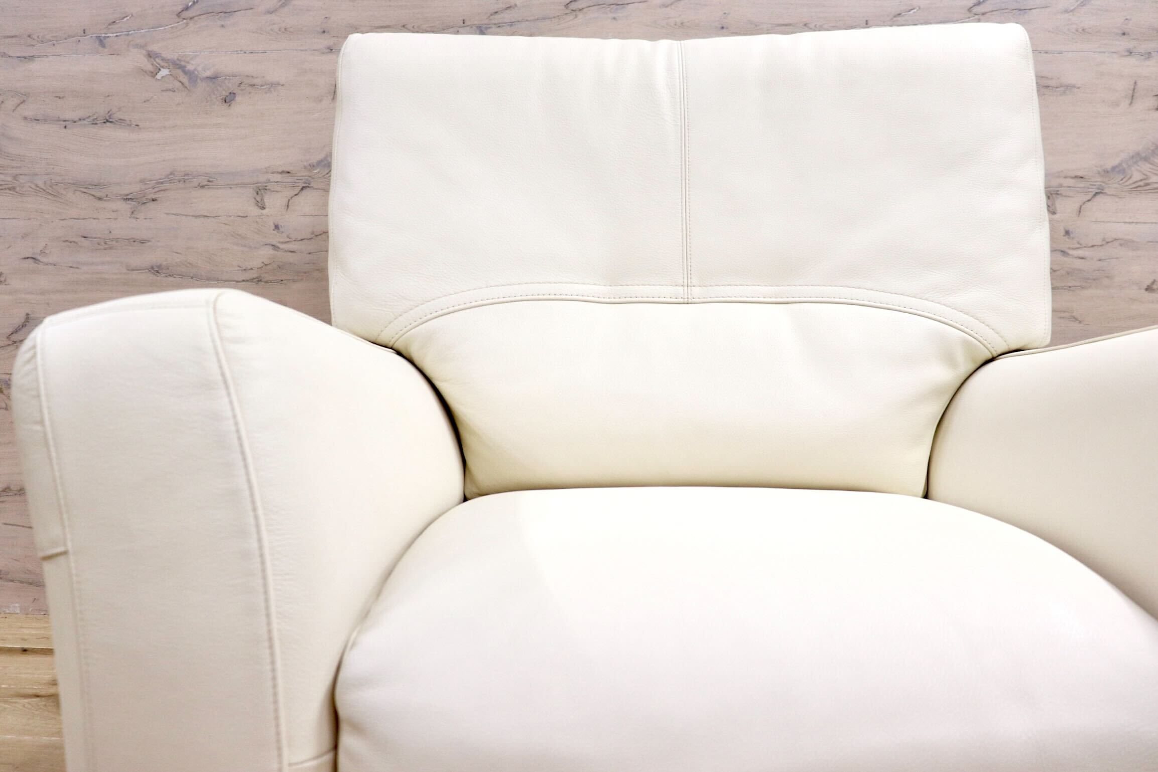 GMHK254B○karimoku / カリモク Direttore ディレトーレ 1人掛けソファ シングルソファ ラウンジチェア 本革 アイボリー 椅子