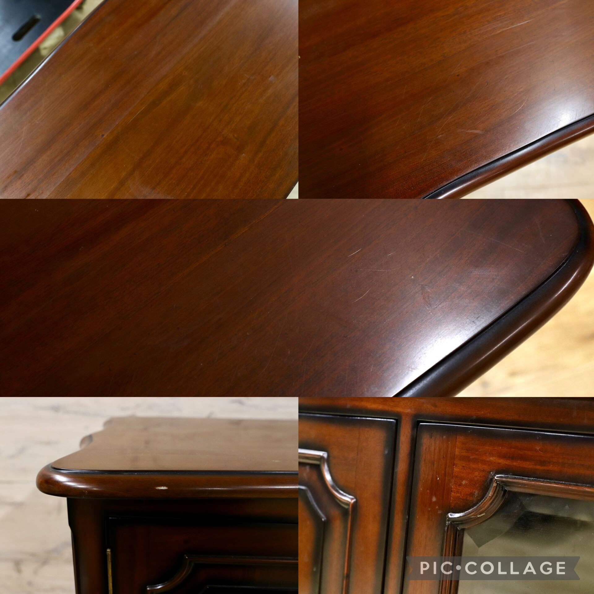 GMIK753○Malina Cassili クラシック アンティーク調 テレビボード TVボード AVボード ローボード リビング収納 定価約17.3万