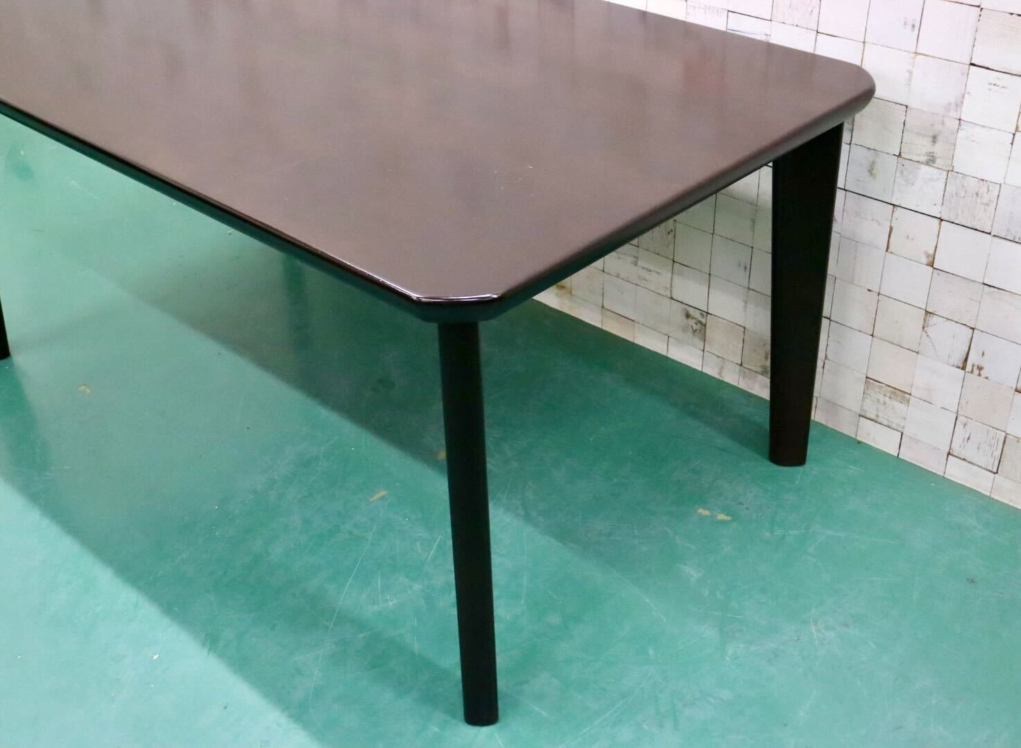 GMGS161○Chitano / チターノ D15911 ダイニングテーブル 食卓テーブル 作業台 机 ダークブラウン モダン カリモク 国産家具