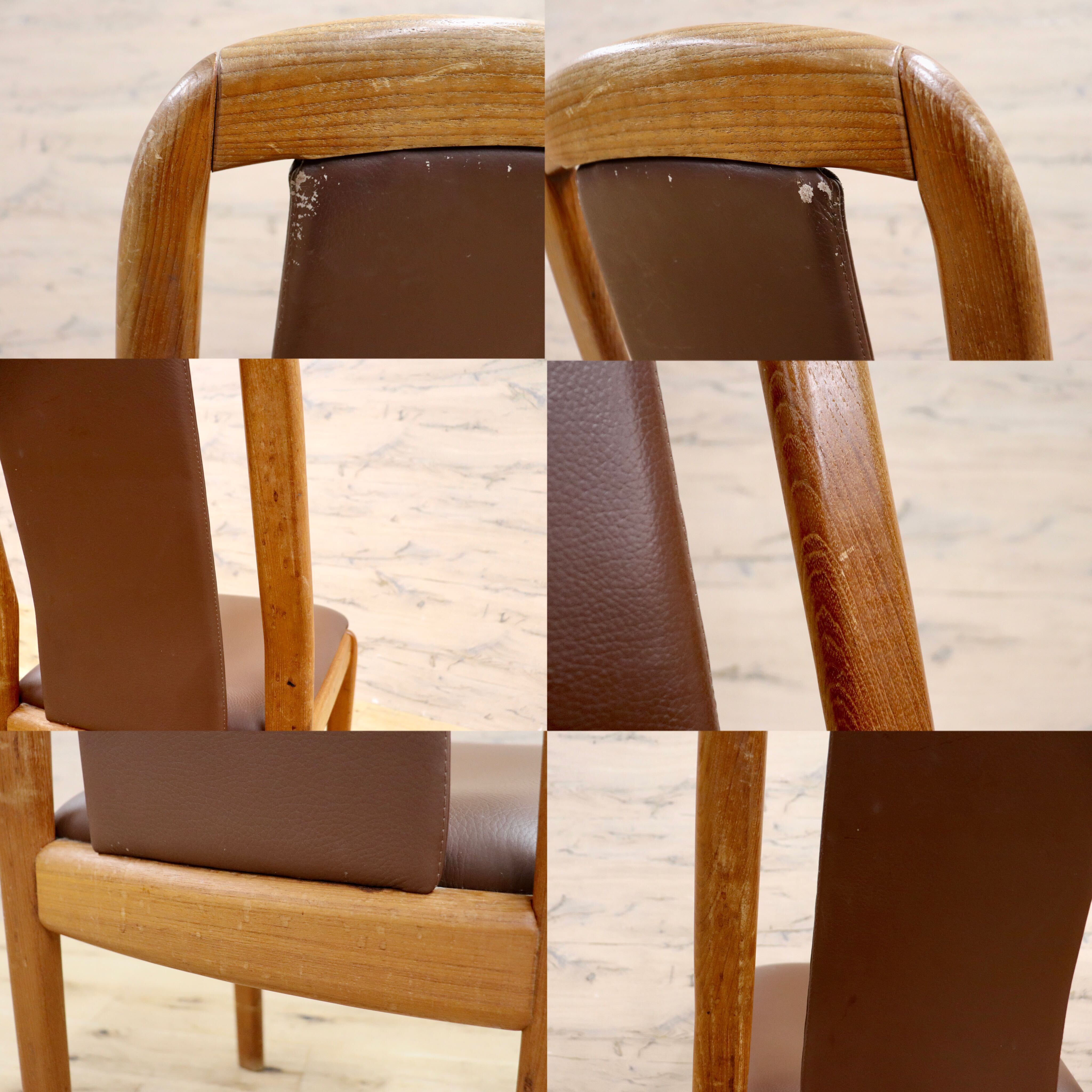 GMHK760C○Dyrlund / デューロン ダイニングチェア アームレスチェア 椅子 食卓椅子 北欧ヴィンテージ 北欧家具 デンマーク チーク材