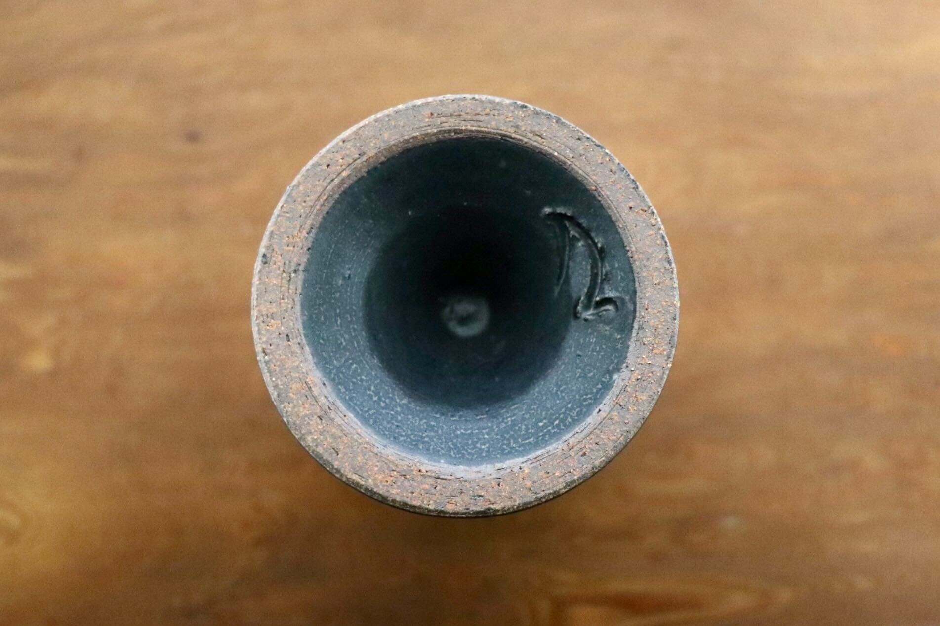 GMIO478A◯市野悟窯 市野哲次 丹波焼 ワインカップ 陶器 丹波篠山 伝統工芸 未使用