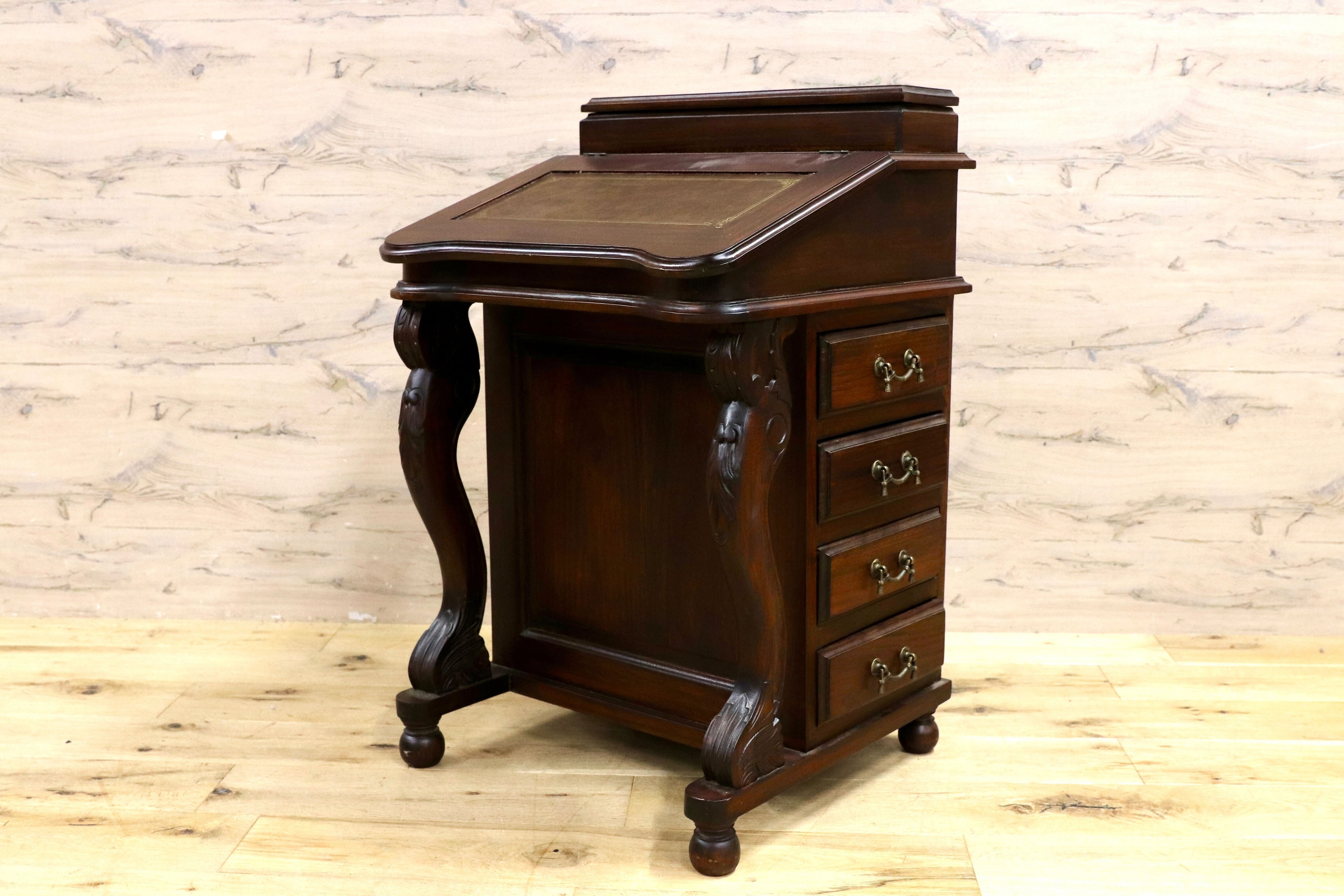 GMIS332○英国アンティーク ダベンポートデスク 西洋 クラシック チェスト 店舗什器 稀少