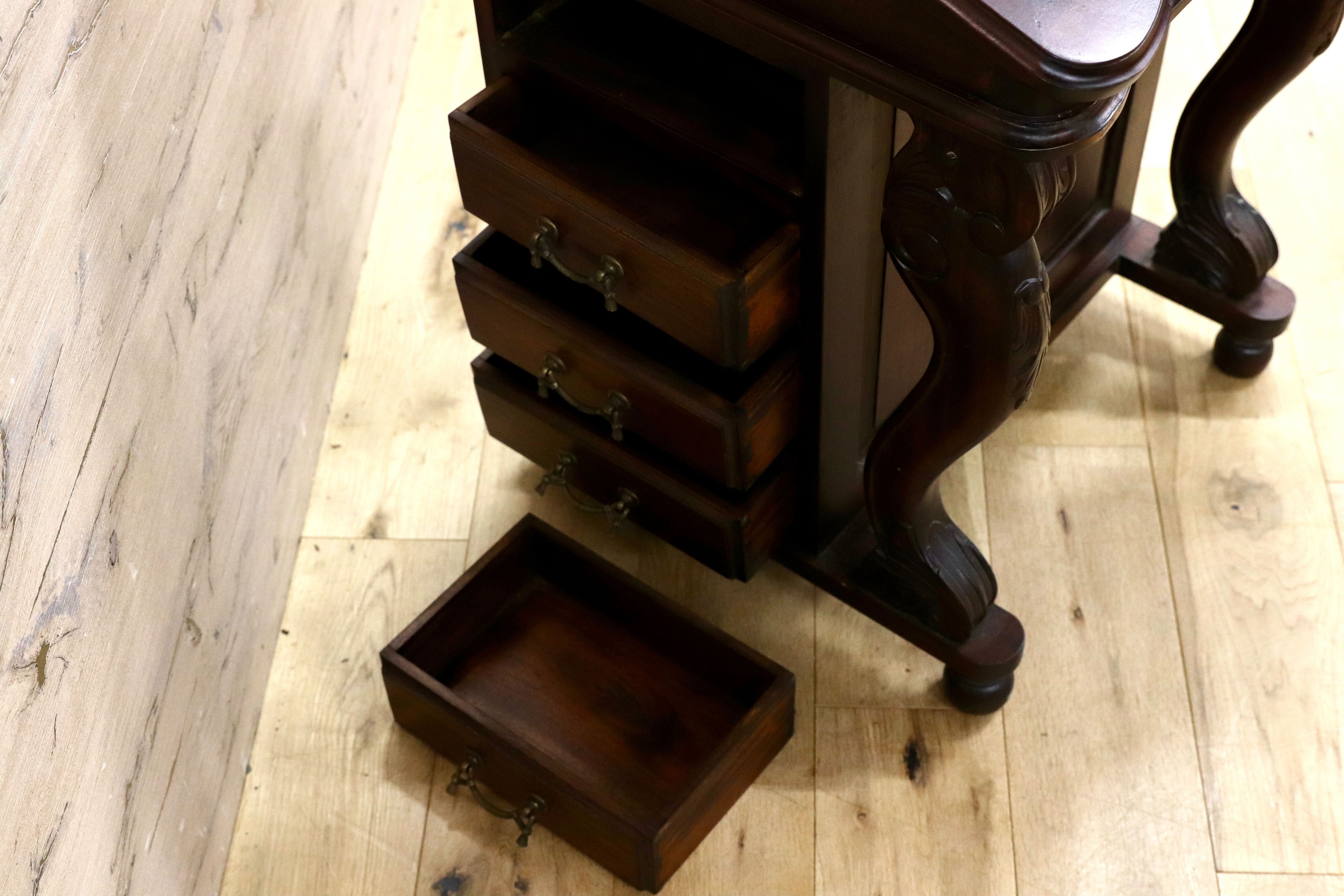 GMIS332○英国アンティーク ダベンポートデスク 西洋 クラシック チェスト 店舗什器 稀少