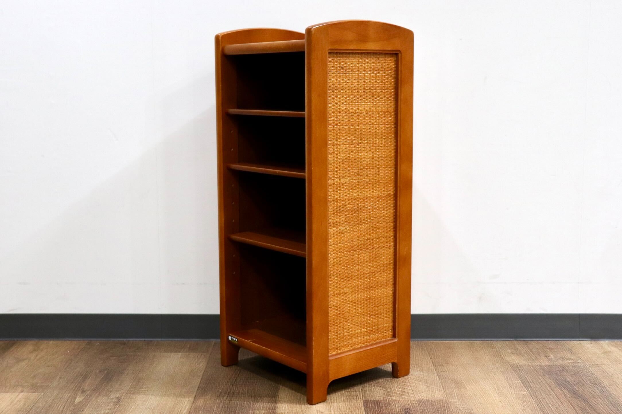 GMHH92○karimoku / カリモク オールドカリモク スリッパラック 靴箱 収納ラック 玄関収納 収納棚 花台 飾り棚 国産家具