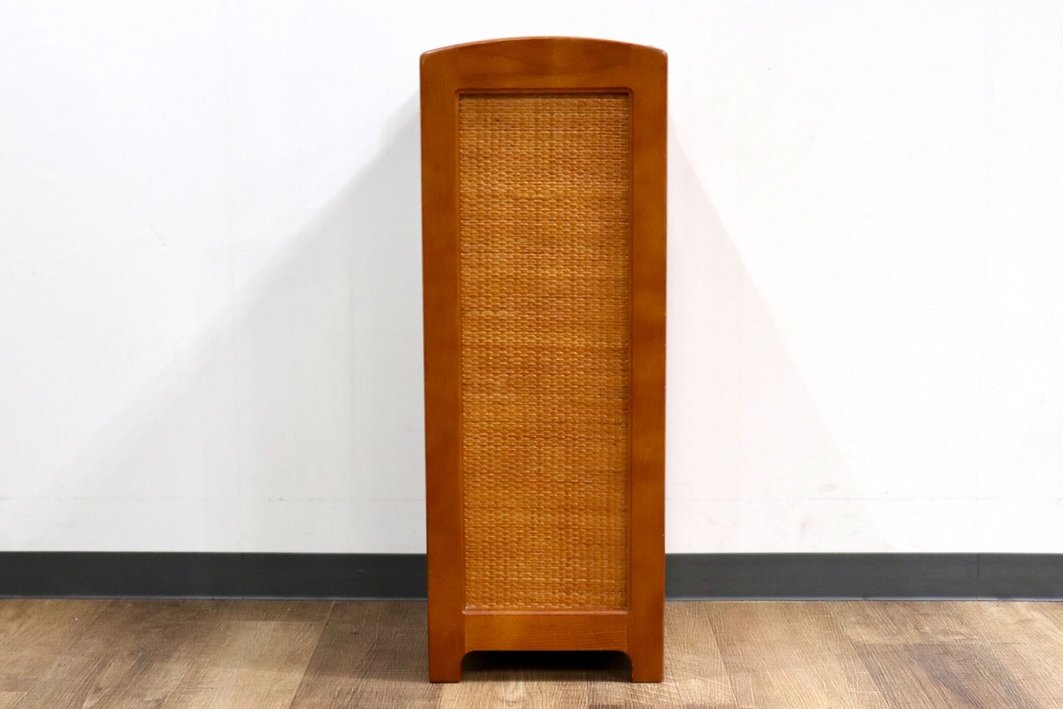 GMHH92○karimoku / カリモク オールドカリモク スリッパラック 靴箱 収納ラック 玄関収納 収納棚 花台 飾り棚 国産家具