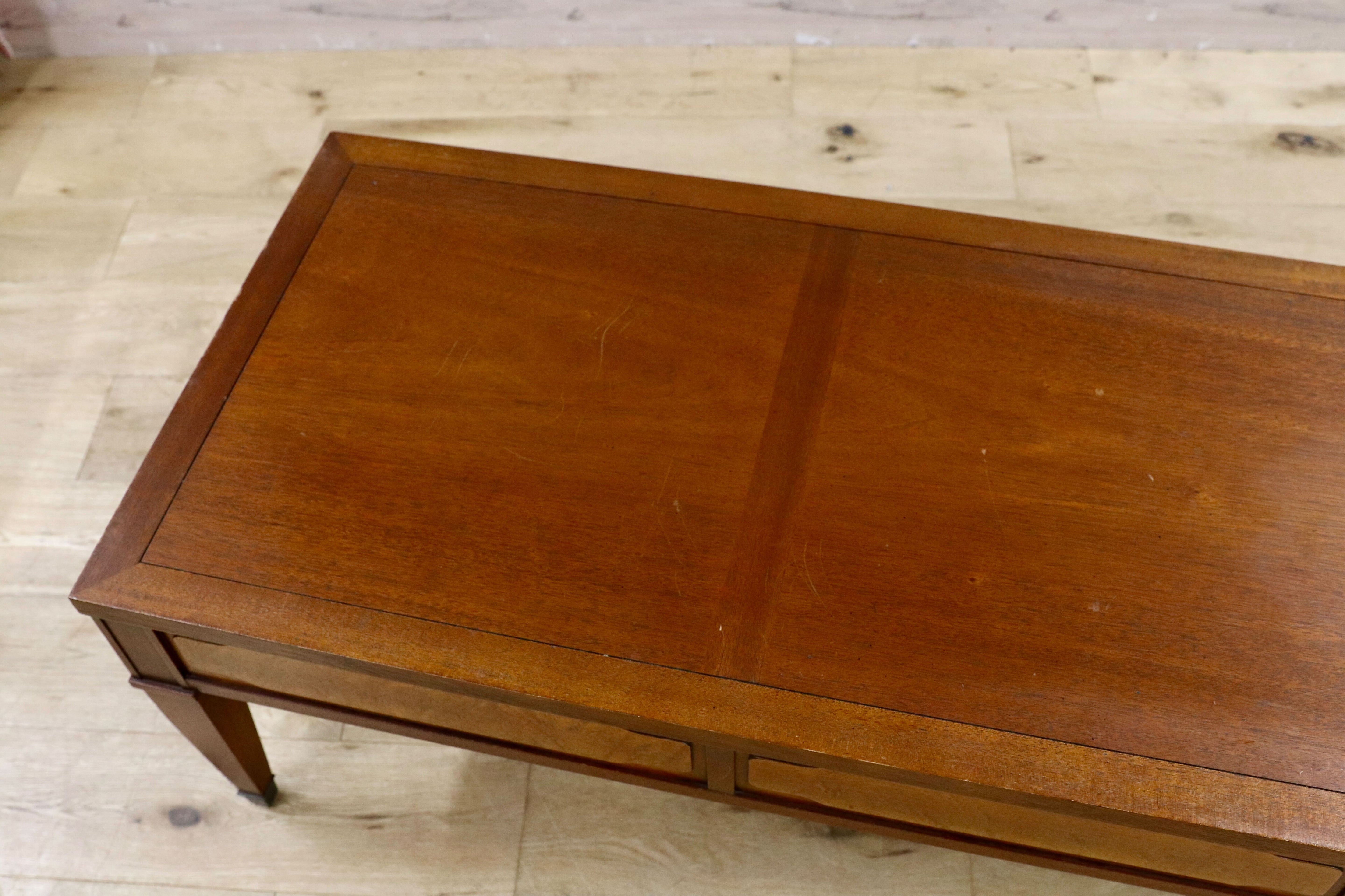 GMIS335○DREXEL HERITAGE / ドレクセルヘリテイジ トライユン カクテルテーブル センターテーブル リビングテーブル クラシック