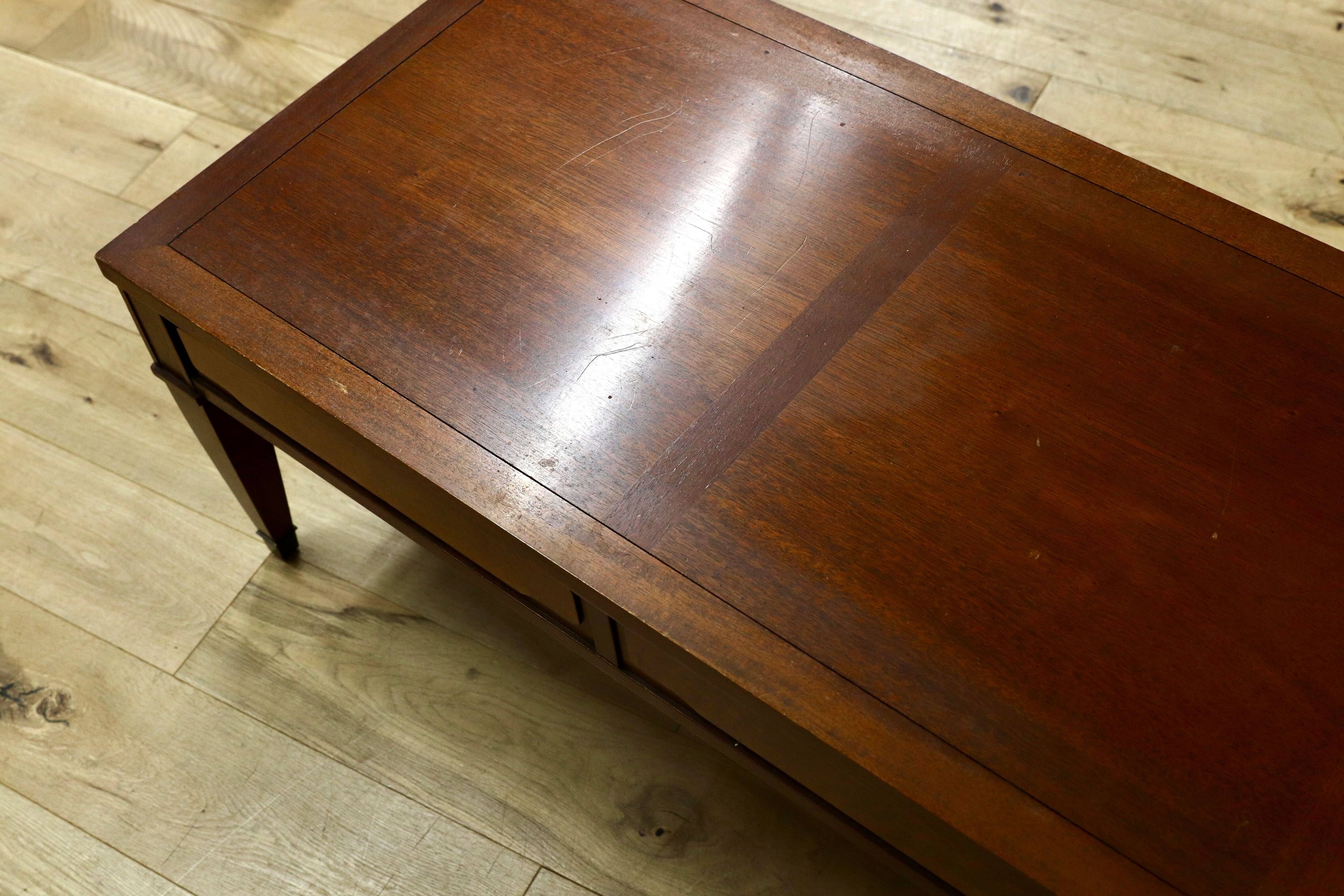 GMIS335○DREXEL HERITAGE / ドレクセルヘリテイジ トライユン カクテルテーブル センターテーブル リビングテーブル クラシック