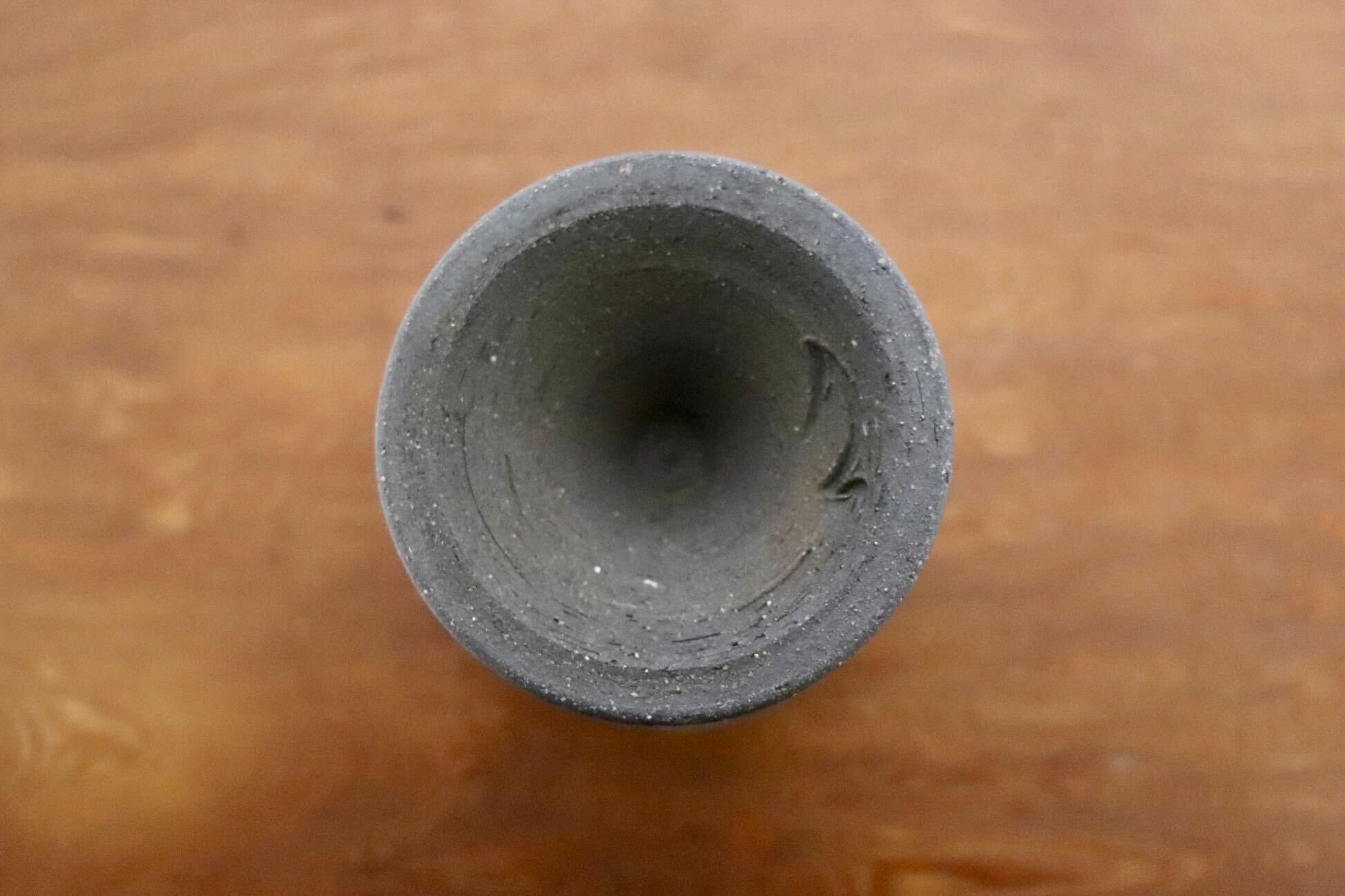 GMIO478C◯市野悟窯 市野哲次 丹波焼 ワインカップ 陶器 丹波篠山 伝統工芸 未使用