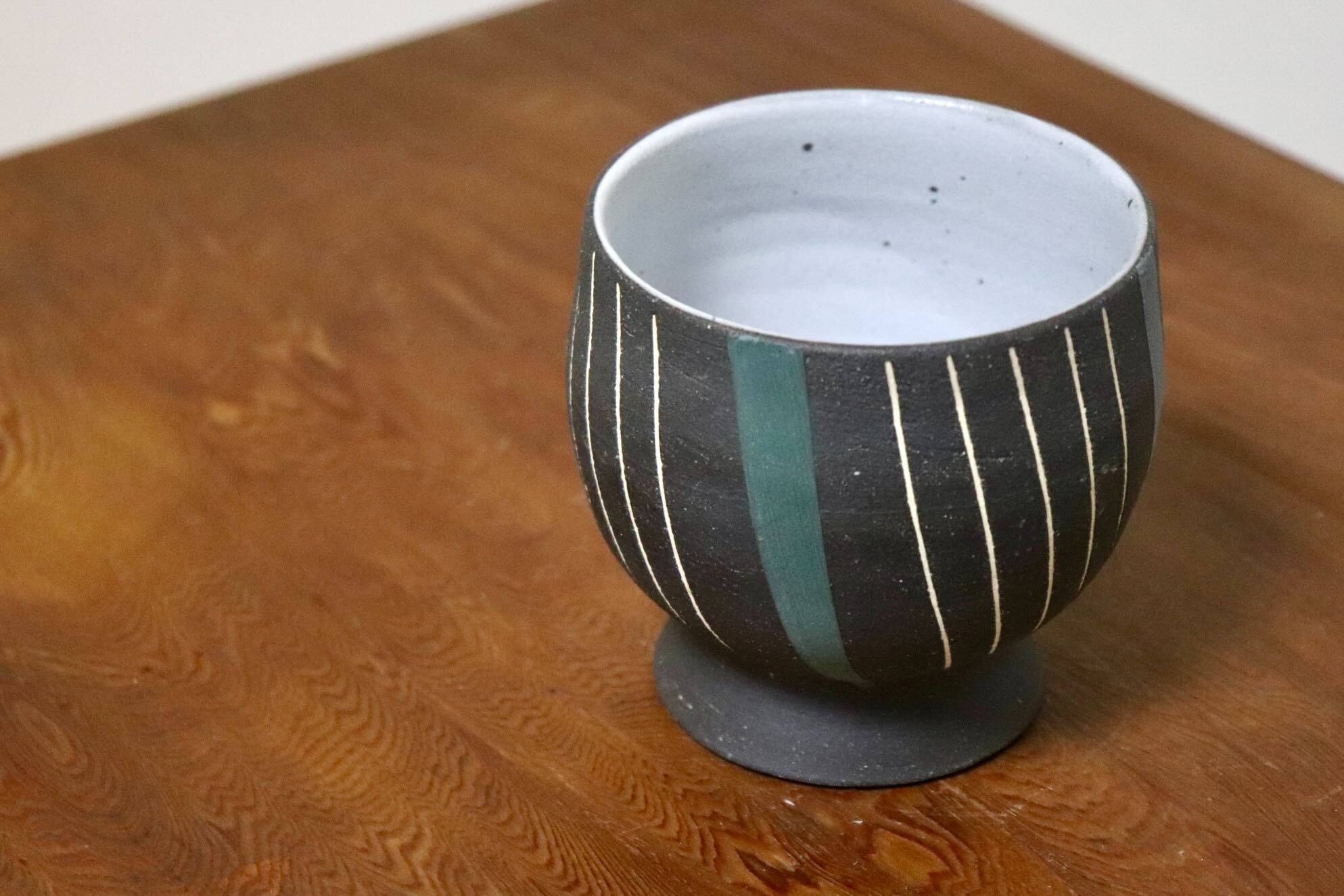 GMIO474◯市野悟窯 市野哲次 丹波焼 ゴブレット 陶器 丹波篠山 伝統工芸 未使用