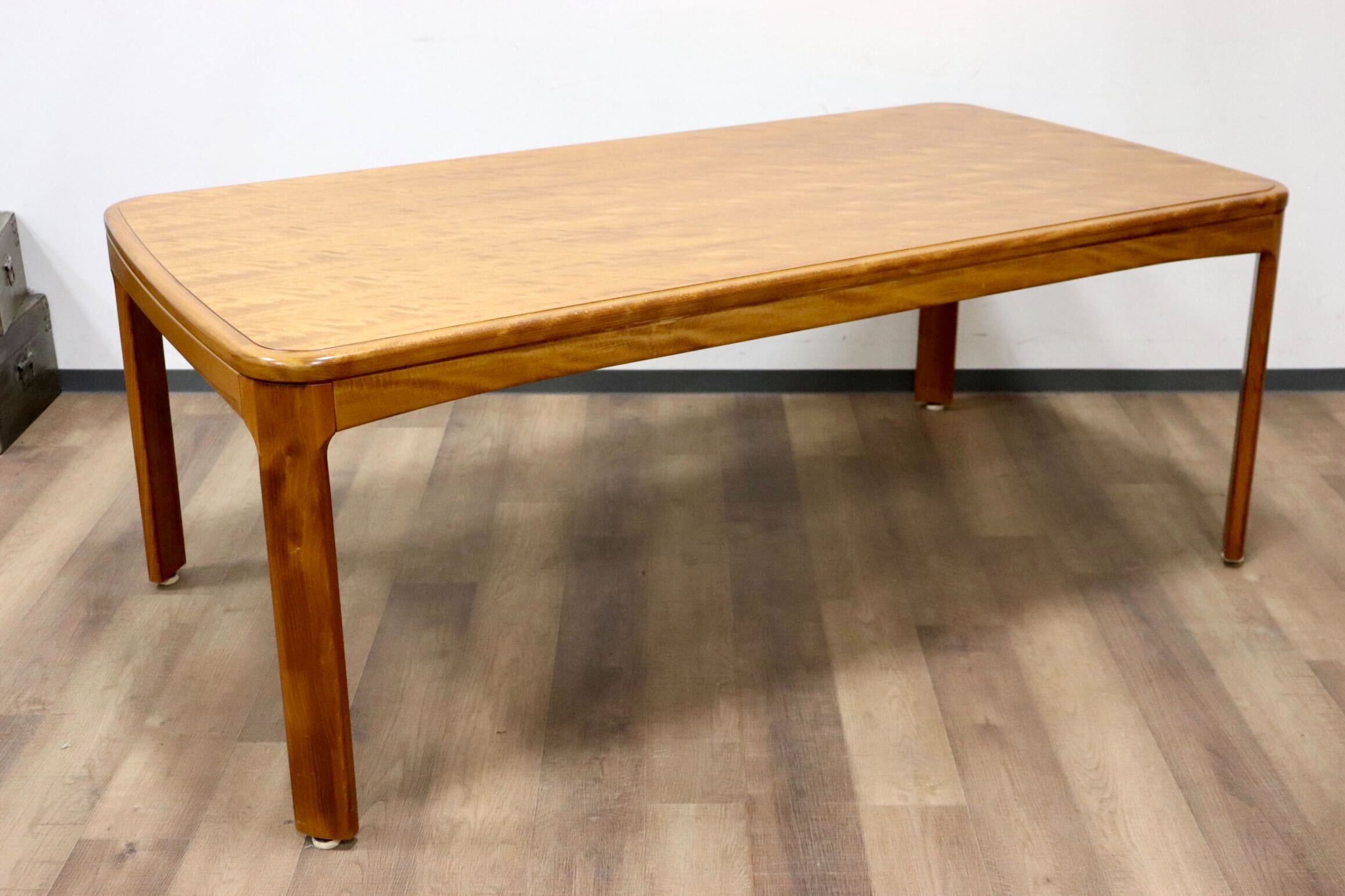 GMGN294○朝日木材加工 LuDeK ダイニングテーブル 食卓テーブル 作業台 天然木 北欧スタイル モダン ヴィンテージ 稀少