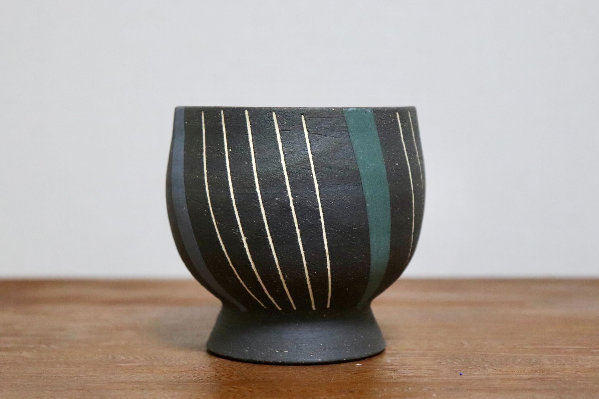 GMIO474◯市野悟窯 市野哲次 丹波焼 ゴブレット 陶器 丹波篠山 伝統工芸 未使用