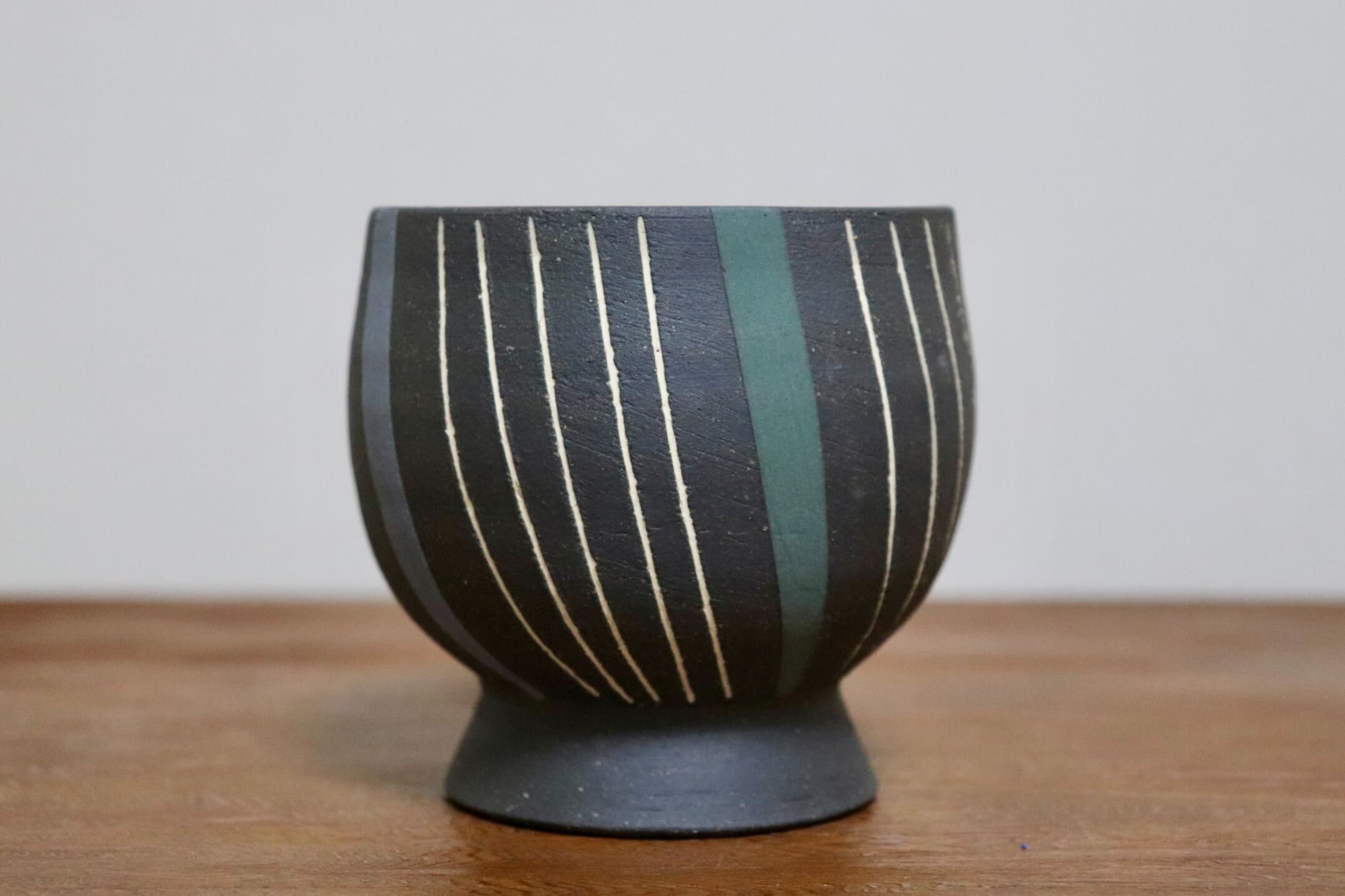 GMIO474◯市野悟窯 市野哲次 丹波焼 ゴブレット 陶器 丹波篠山 伝統工芸 未使用