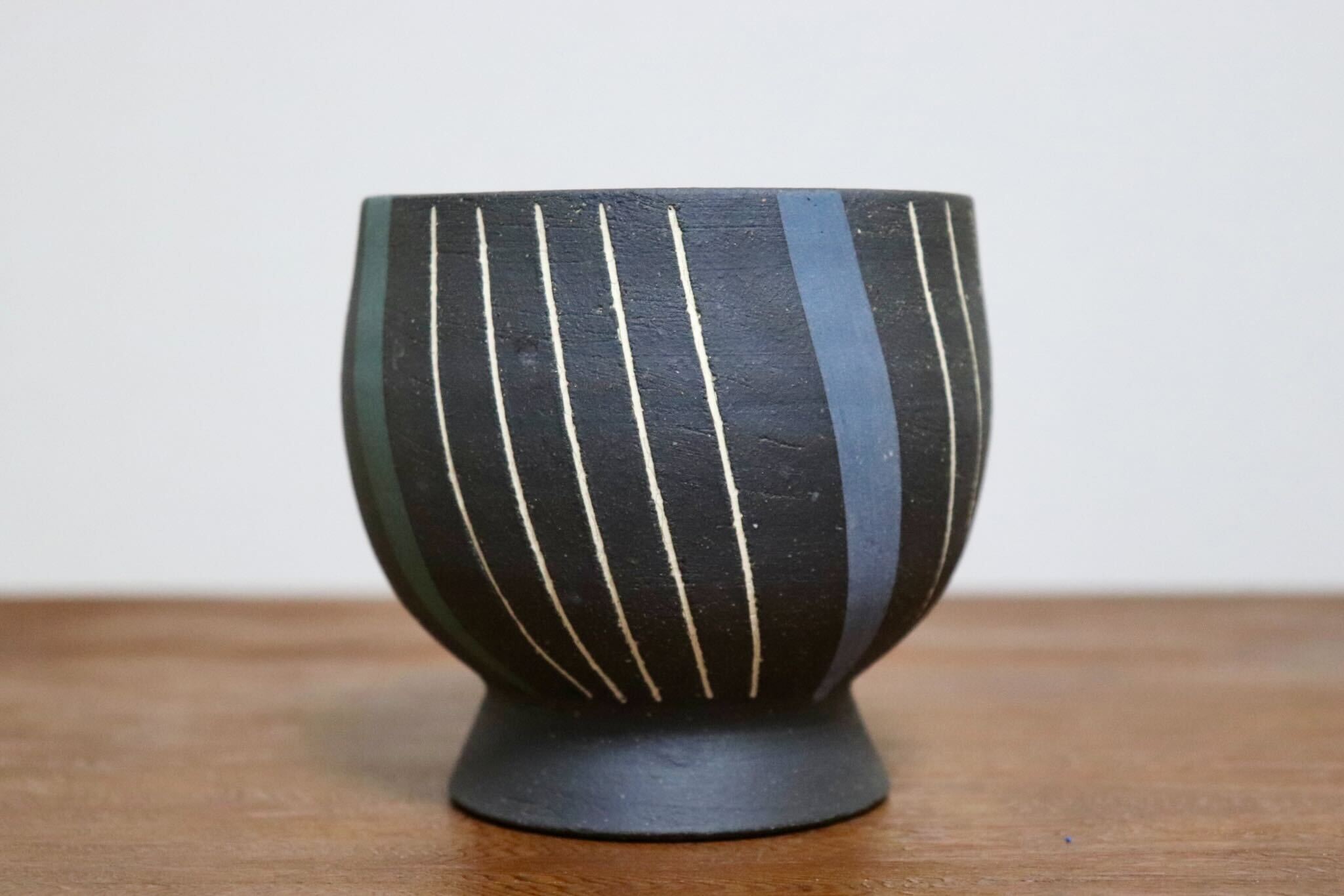 GMIO474◯市野悟窯 市野哲次 丹波焼 ゴブレット 陶器 丹波篠山 伝統工芸 未使用