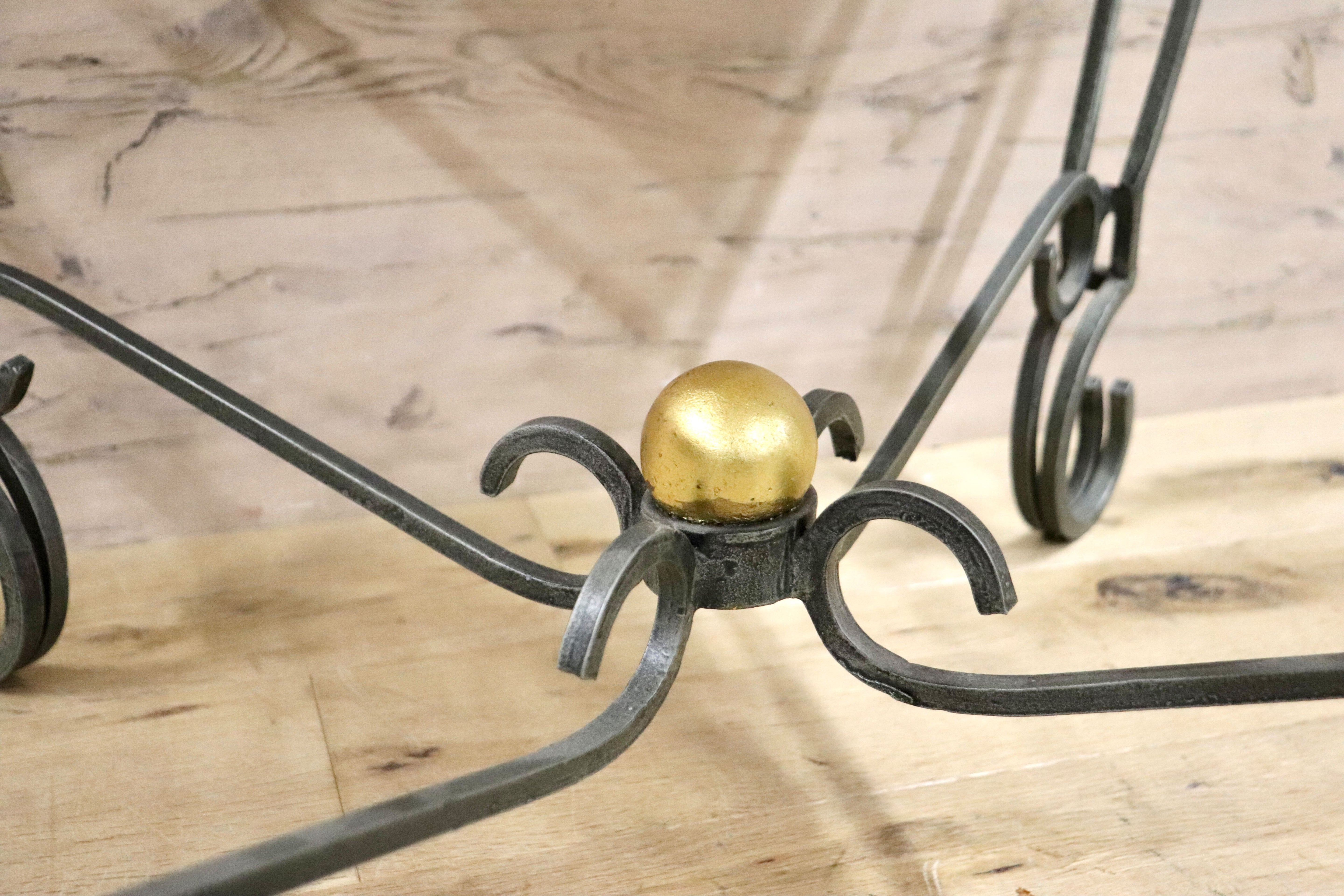 GMHK599○マクタンストーン テーブル サイドテーブル コンソールテーブル マクタン石 アイアン アンティーク調