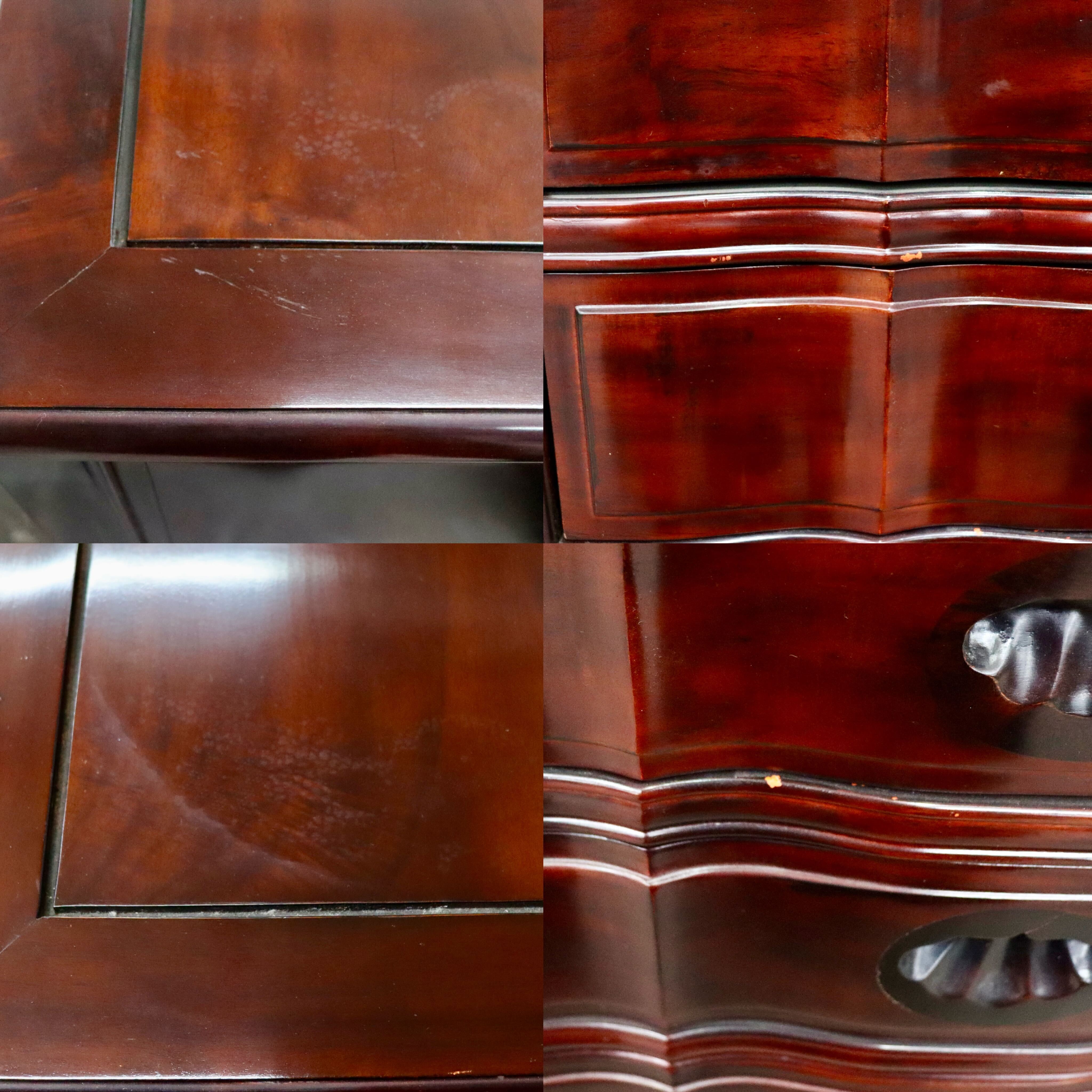 GMIS511○西洋 5段チェスト サイドチェスト 花梨 彫刻 引き出し 猫脚 収納家具 木製 ヨーロピアン クラシック レトロ