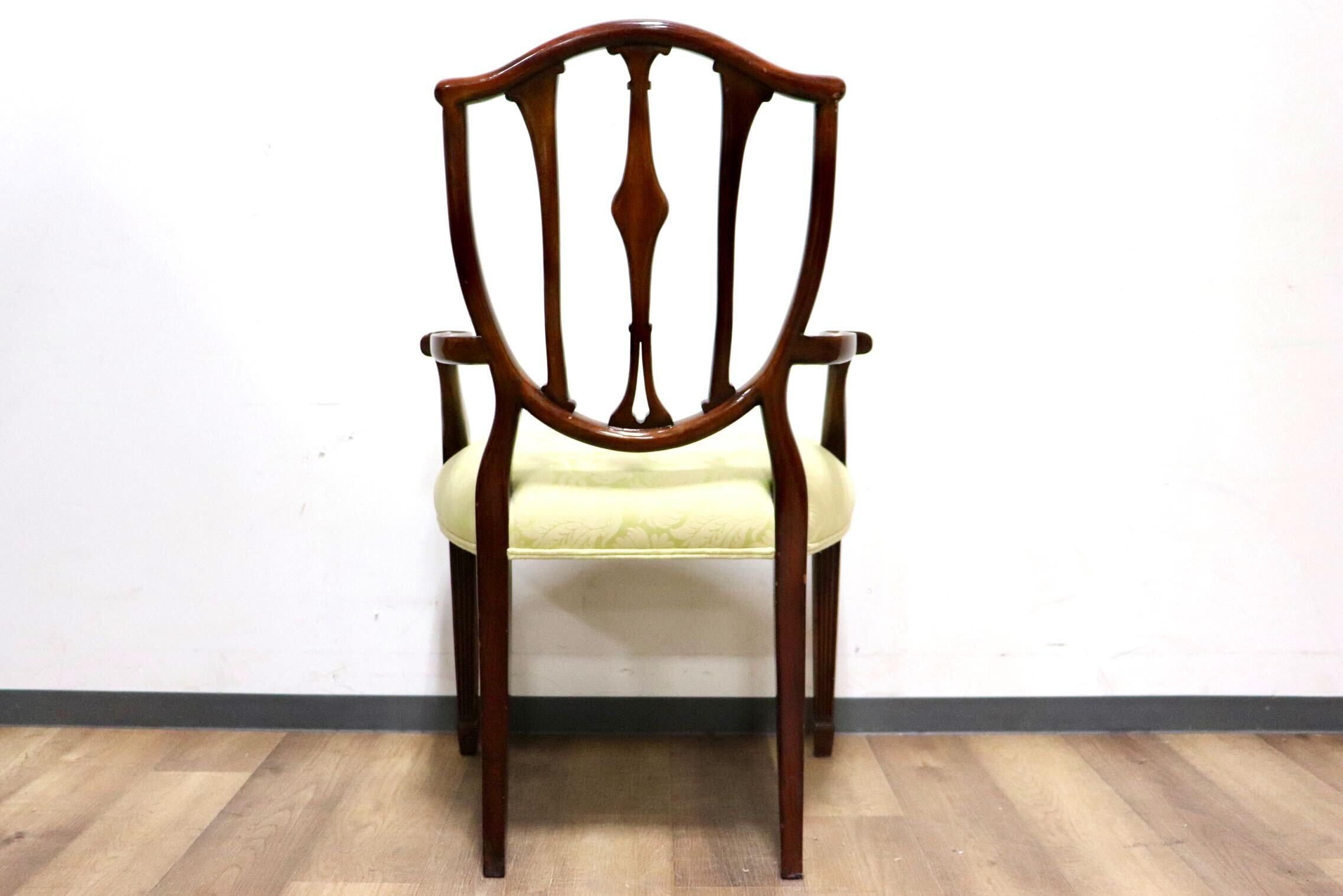 GMHK287B○THEODORE ALEXANDER / セオドアアレキサンダー ダイニングチェア マホガニー材 英国 イギリス クラシック 定価約31.9万 展示品