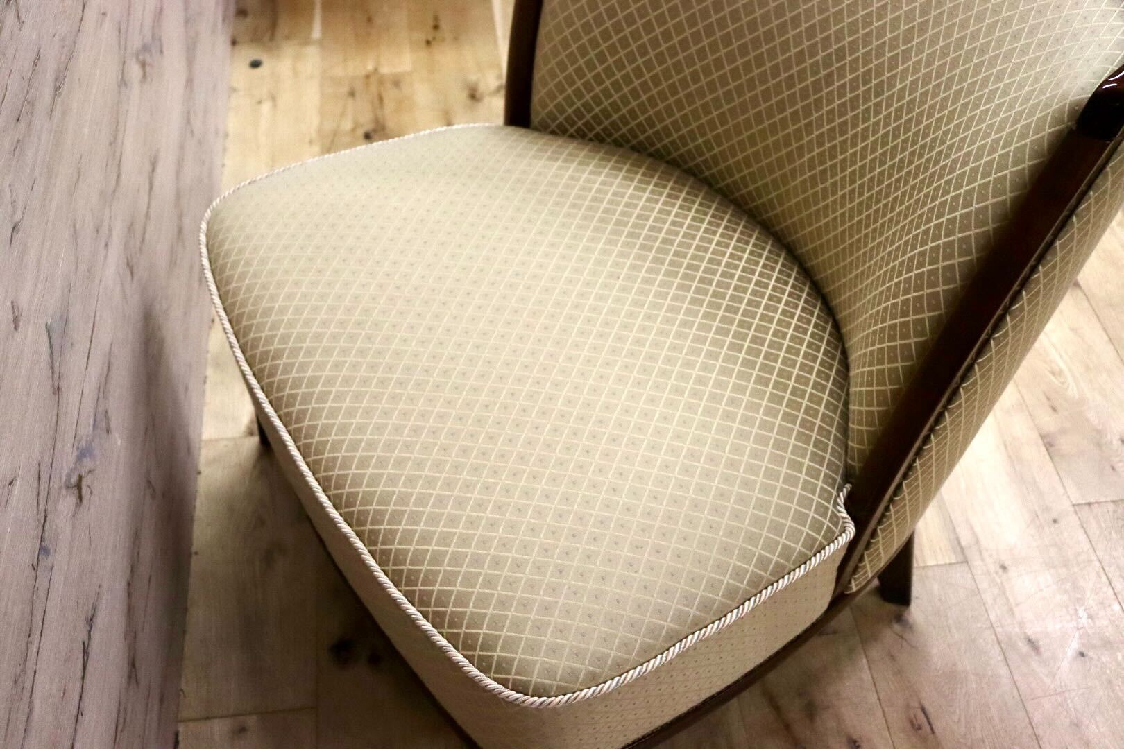 GMHK245A○モリシゲ / MORISHIGE 1人掛けソファ シングルソファ ラウンジチェア ファブリック 応接 モダン 最高級 美品