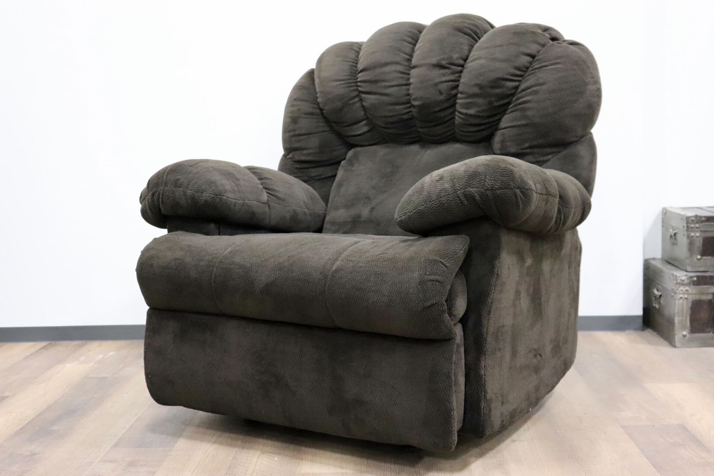 GMGN230○ASHLEY / アシュレイ Foxfield リクライニングチェア 1人掛けソファ ロッキングチェア スエード調ファブリック US モダン 約35万