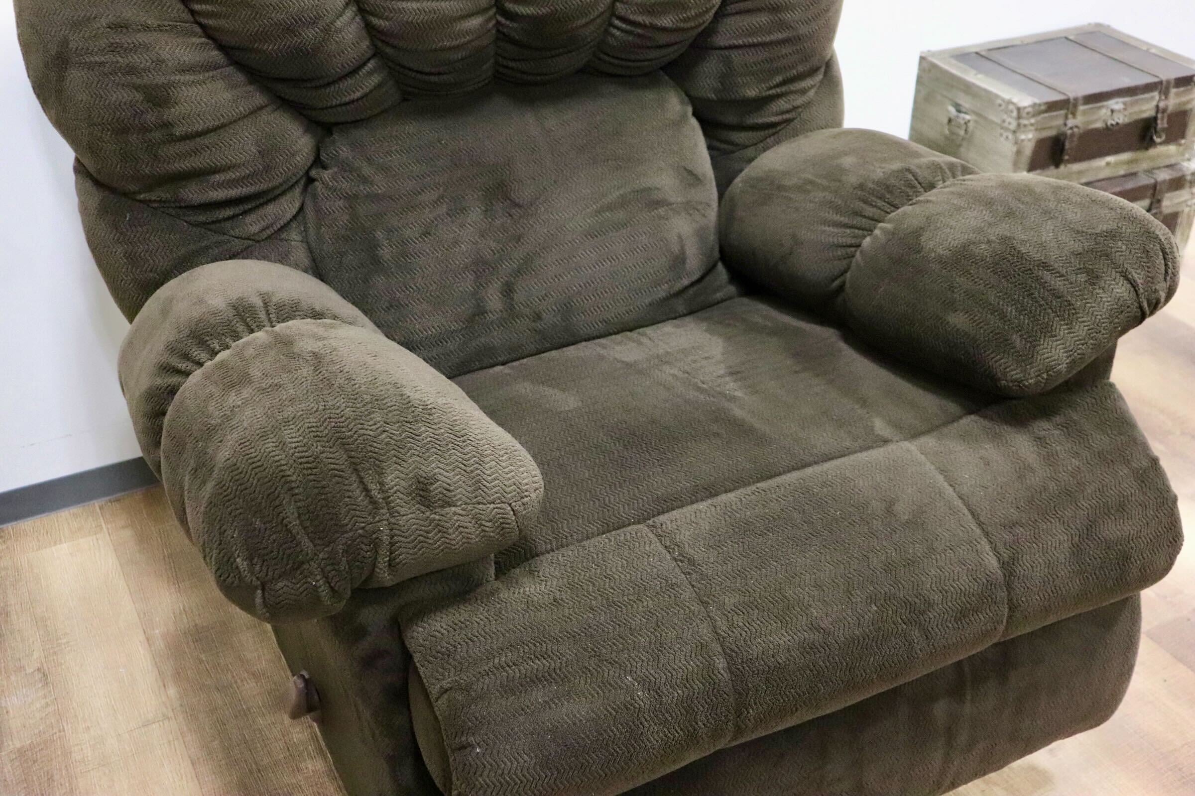 GMGN230○ASHLEY / アシュレイ Foxfield リクライニングチェア 1人掛けソファ ロッキングチェア スエード調ファブリック US モダン 約35万