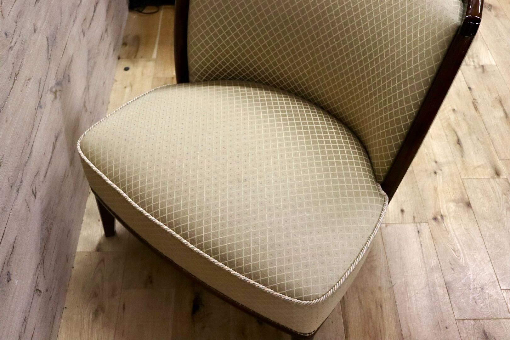 GMHK245B○モリシゲ / MORISHIGE 1人掛けソファ シングルソファ ラウンジチェア ファブリック 応接 モダン 最高級 美品