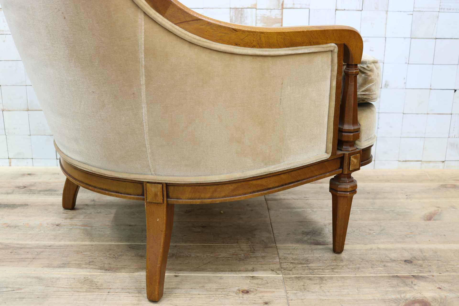 GMJK42D○DREXEL HERITAGE / ドレクセルヘリテイジ Upholstery 1人掛けソファ シングルソファ クラシック ヴィンテージ 応接 読書椅子