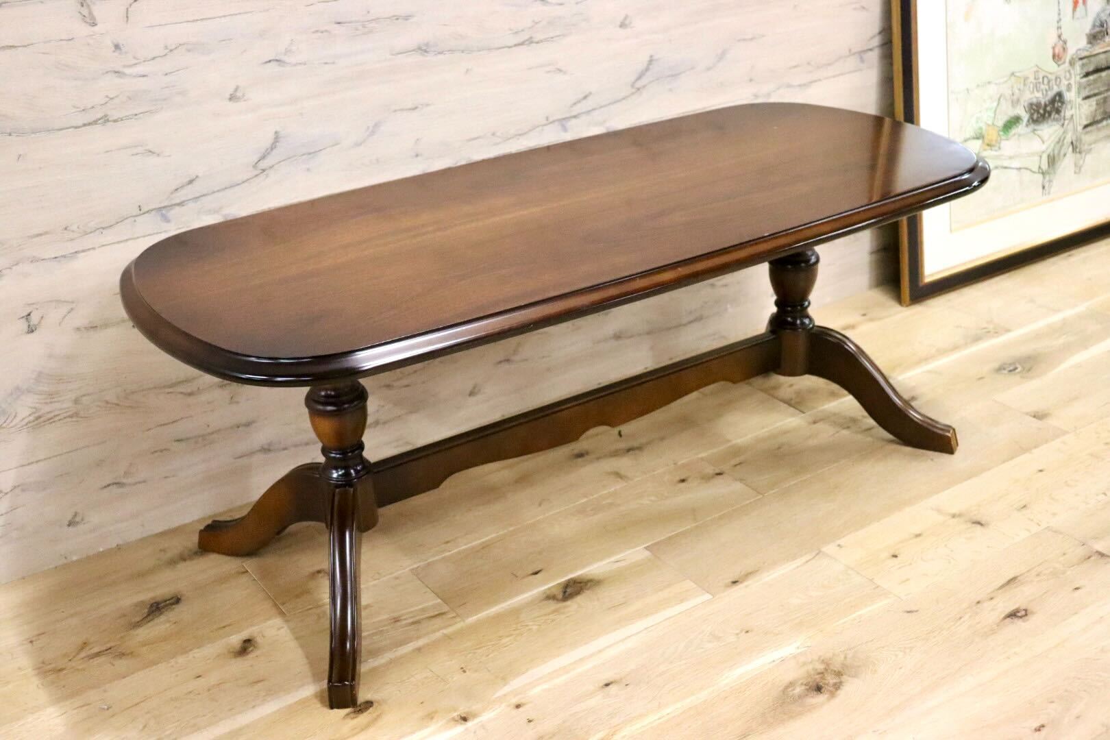 GMGS182○karimoku / カリモク TC4010 センターテーブル リビングテーブル 応接 ローテーブル 国産家具 コロニアル 定価約8.2万