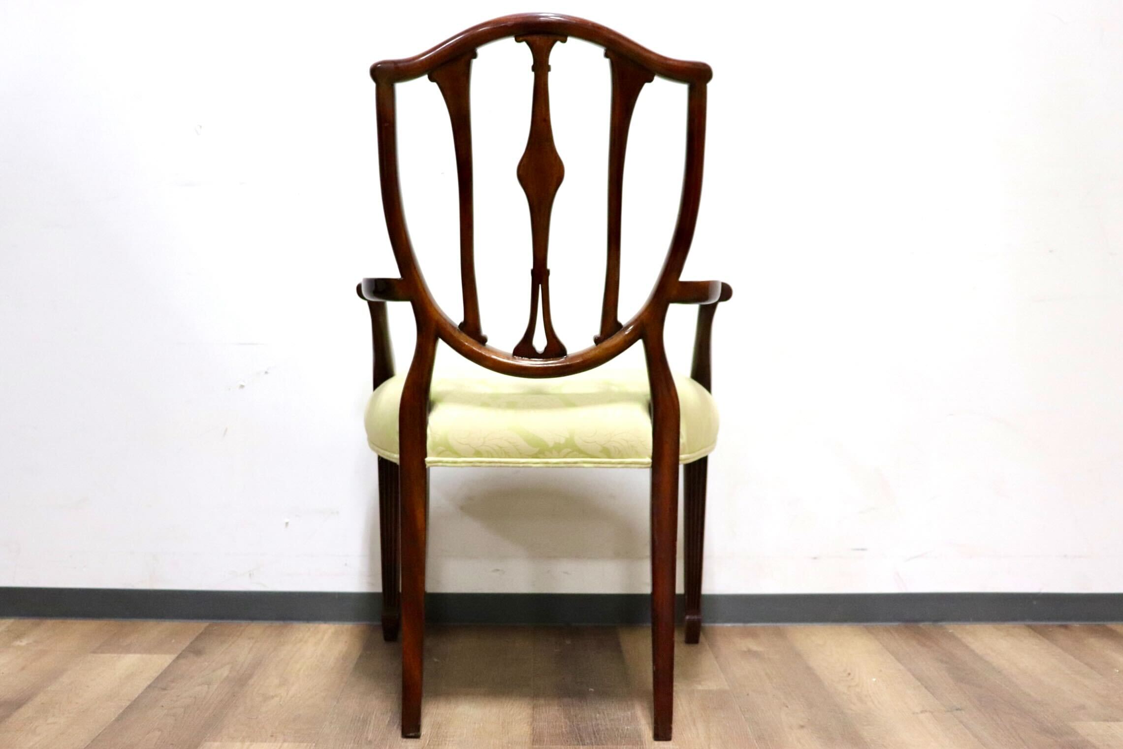 GMHK287F○THEODORE ALEXANDER / セオドアアレキサンダー ダイニングチェア マホガニー材 英国 イギリス クラシック 定価約31.9万 展示品