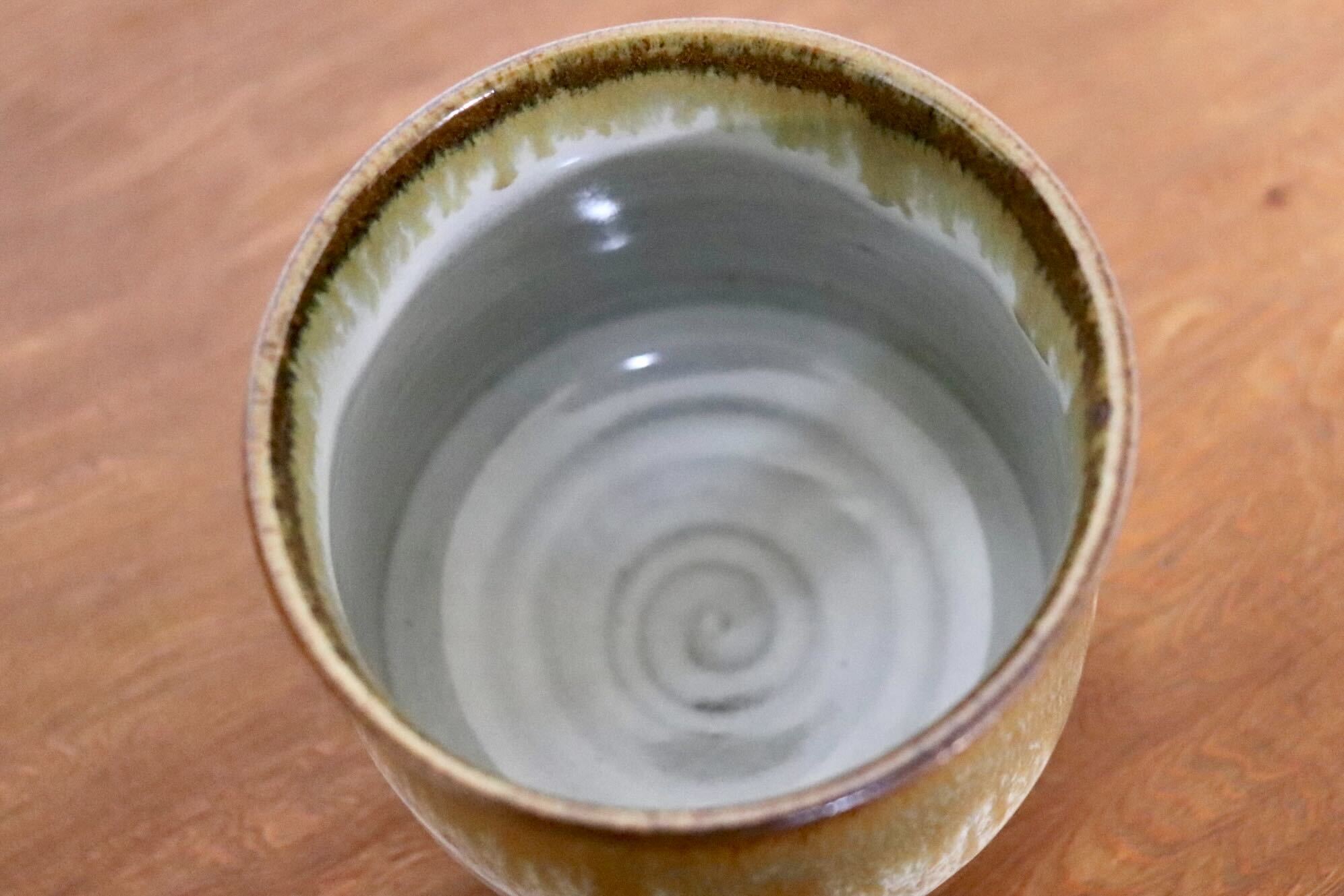 GMIO443A○千代市陶房 清水千代市 丹波焼 湯呑 陶器 丹波篠山 伝統工芸 未使用