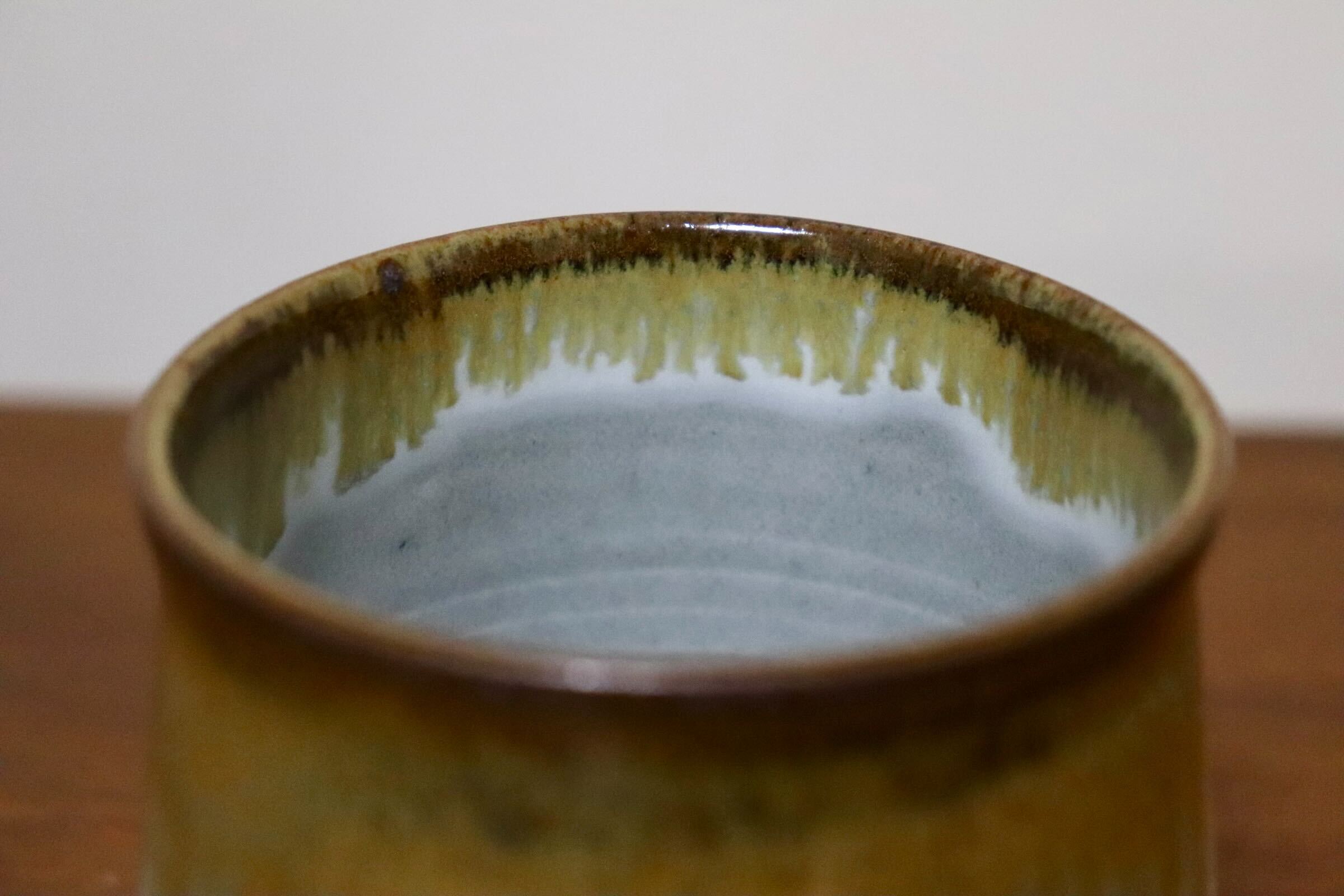 GMIO443A○千代市陶房 清水千代市 丹波焼 湯呑 陶器 丹波篠山 伝統工芸 未使用