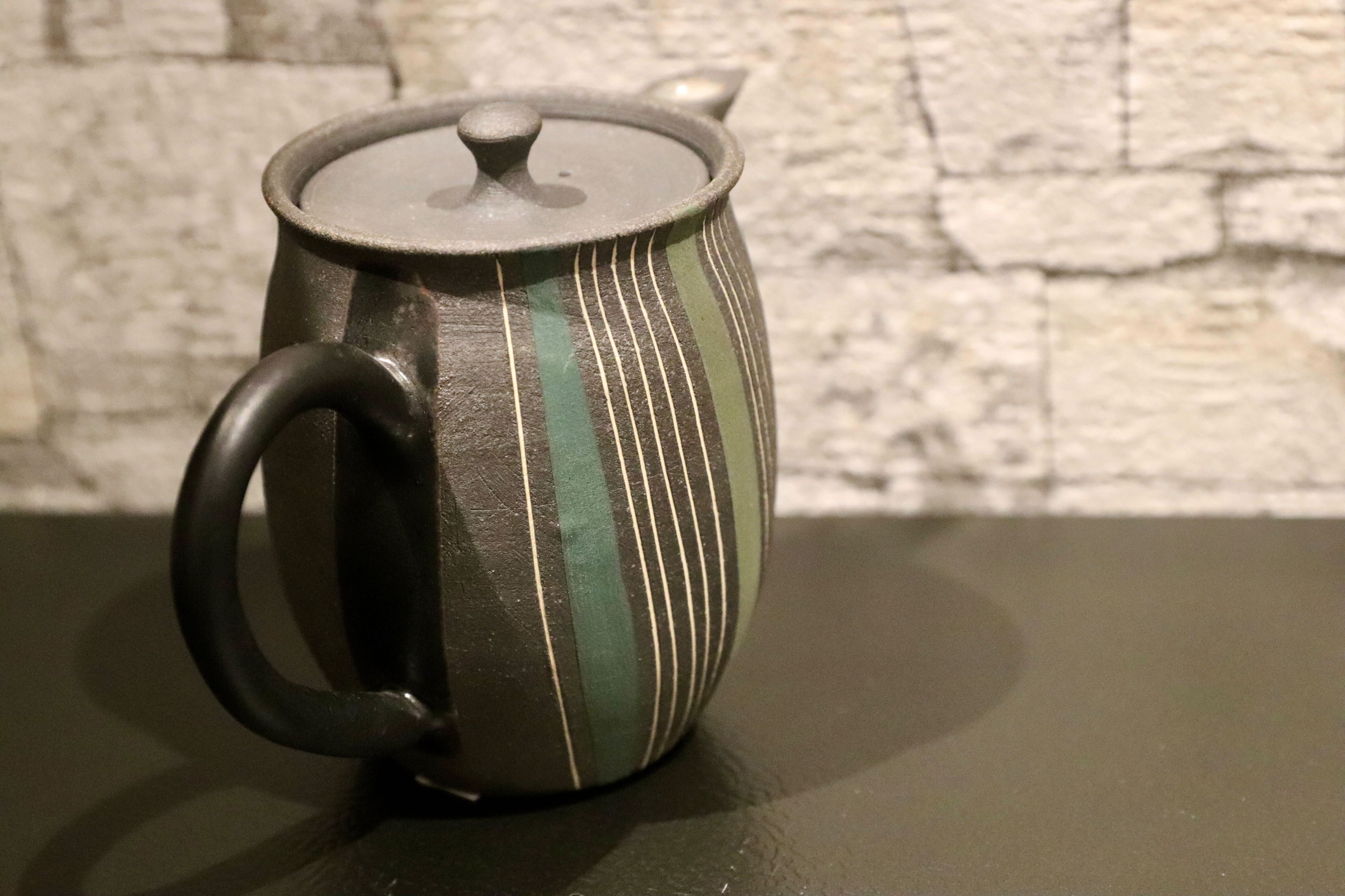 GMIO268○市野悟窯 丹波焼 ティーポット 丹波立杭焼 市野哲次 伝統工芸 煎茶道具 茶器 急須