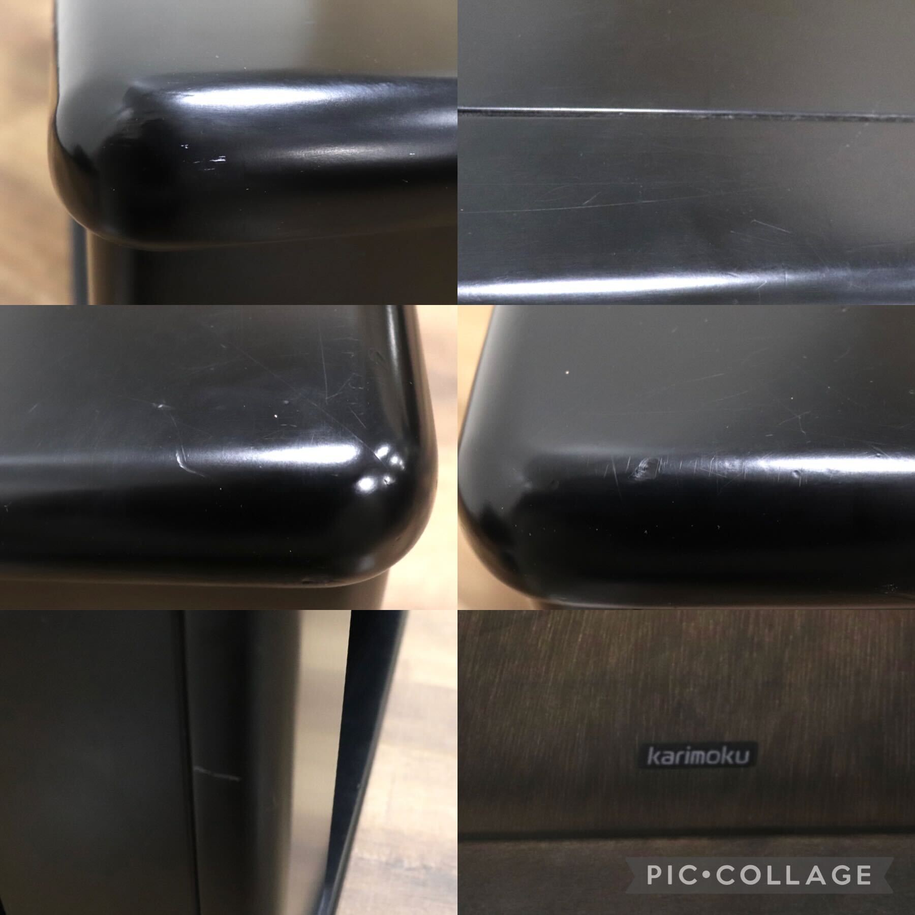 GMHH98D○karimoku / カリモク センターテーブル ローテーブル リビングテーブル 応接 机 座卓 テーブル ブラック 国産家具 アンティーク